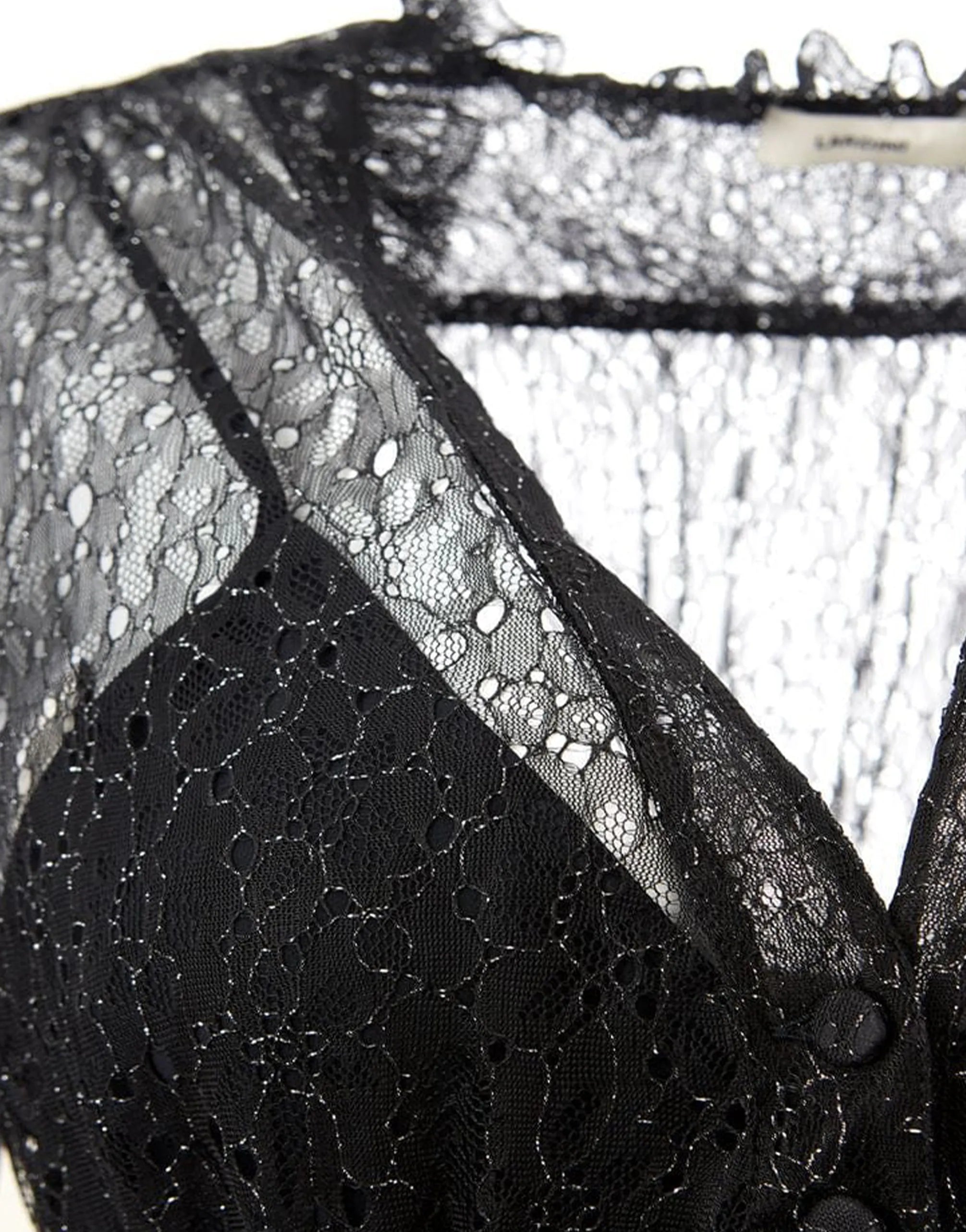 Lardini Lardini Sheer Lace Overlay Midi Dress
