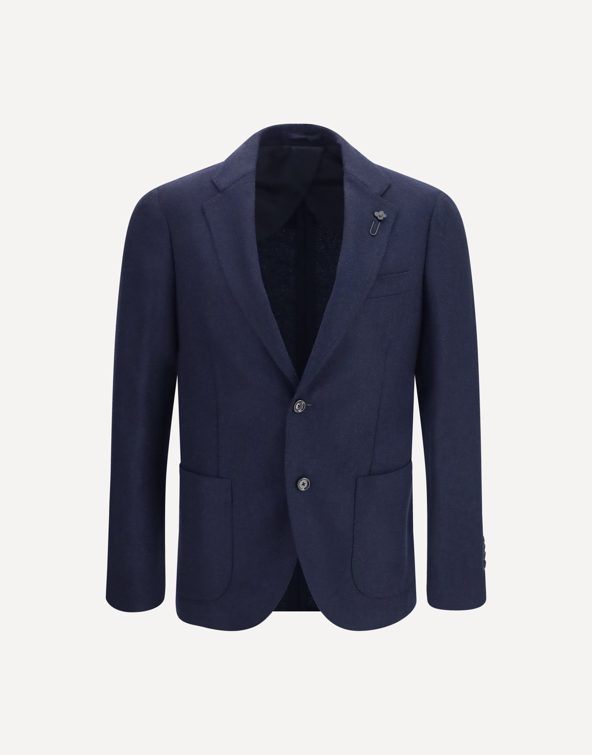 جاكيت Lardini بصدر أحادي من صوف وكشمير