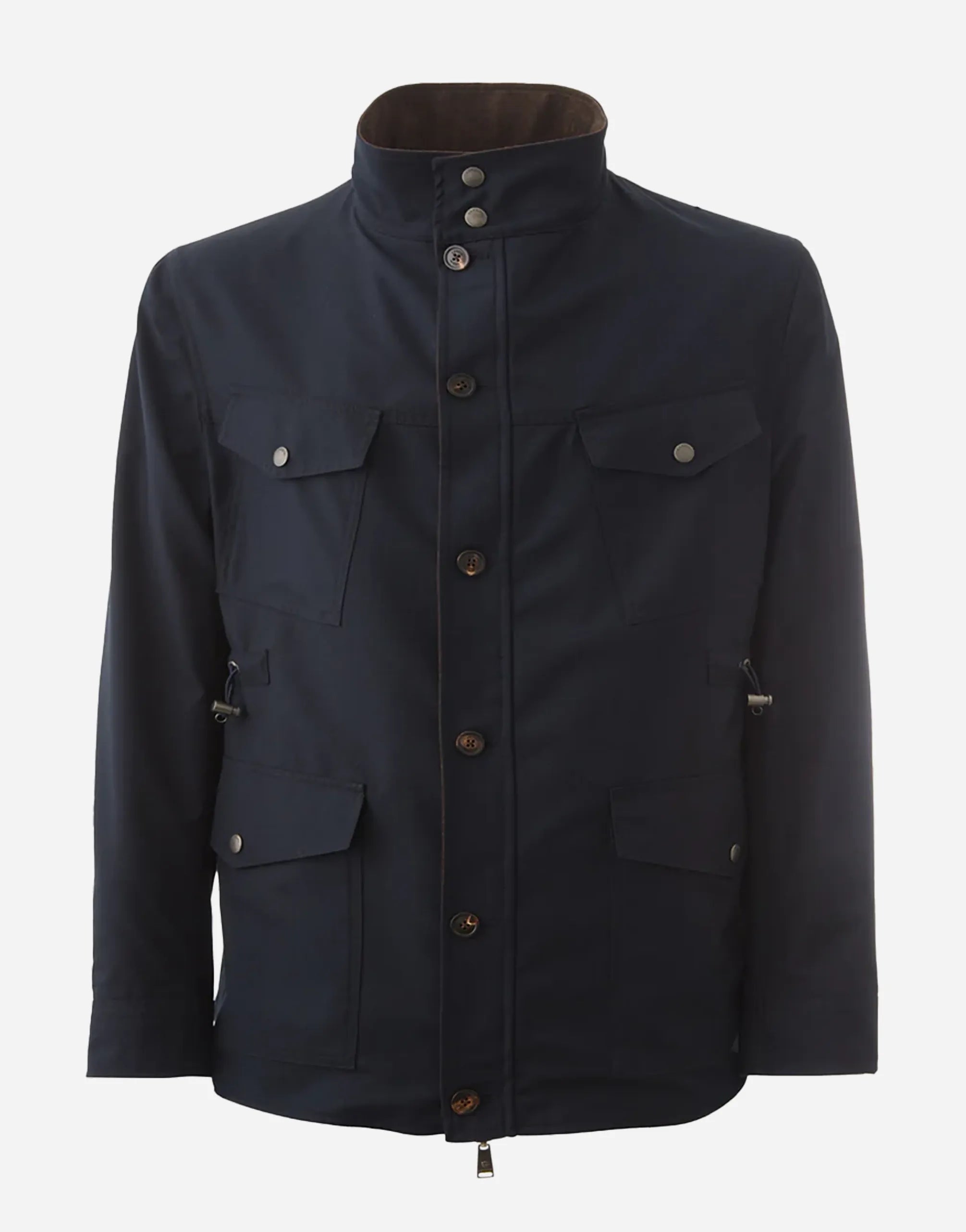 Lardini Lardini Stand Collar Multi-Pocket Utility Jacket