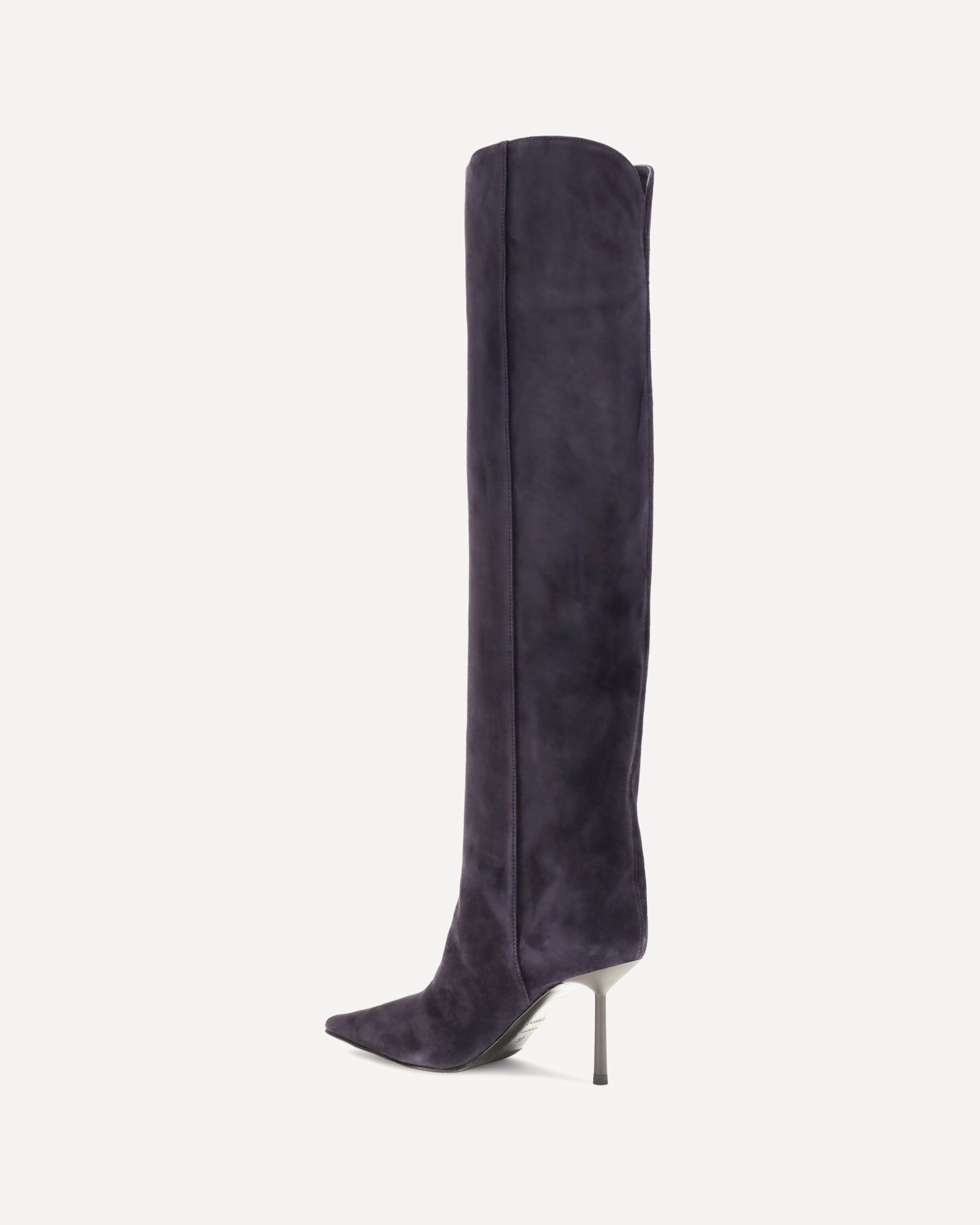 LE SILLA Bella suède overknee laarzen