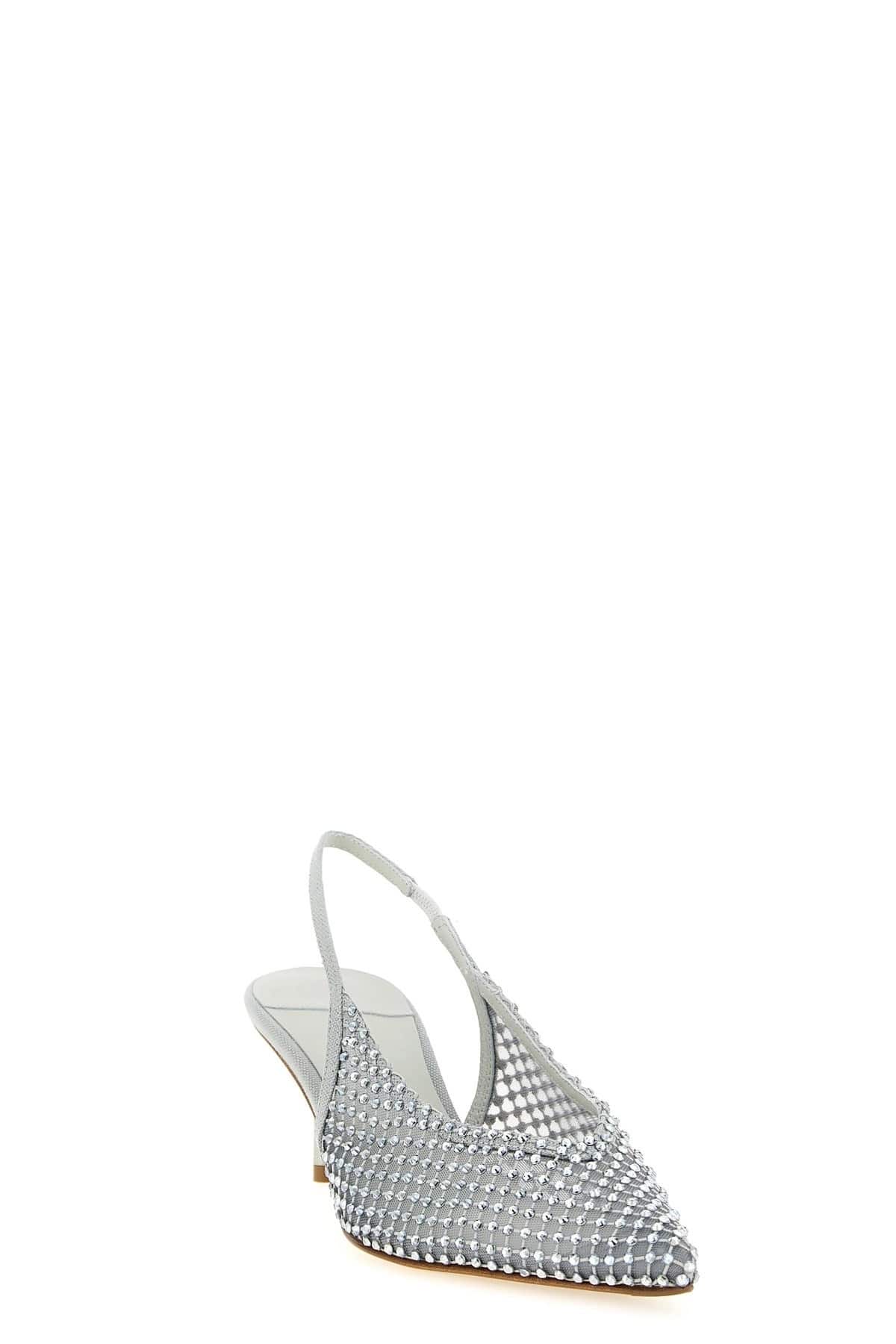 LE SILLA Slingback Gilda em Mesh com Cristais - alternate view