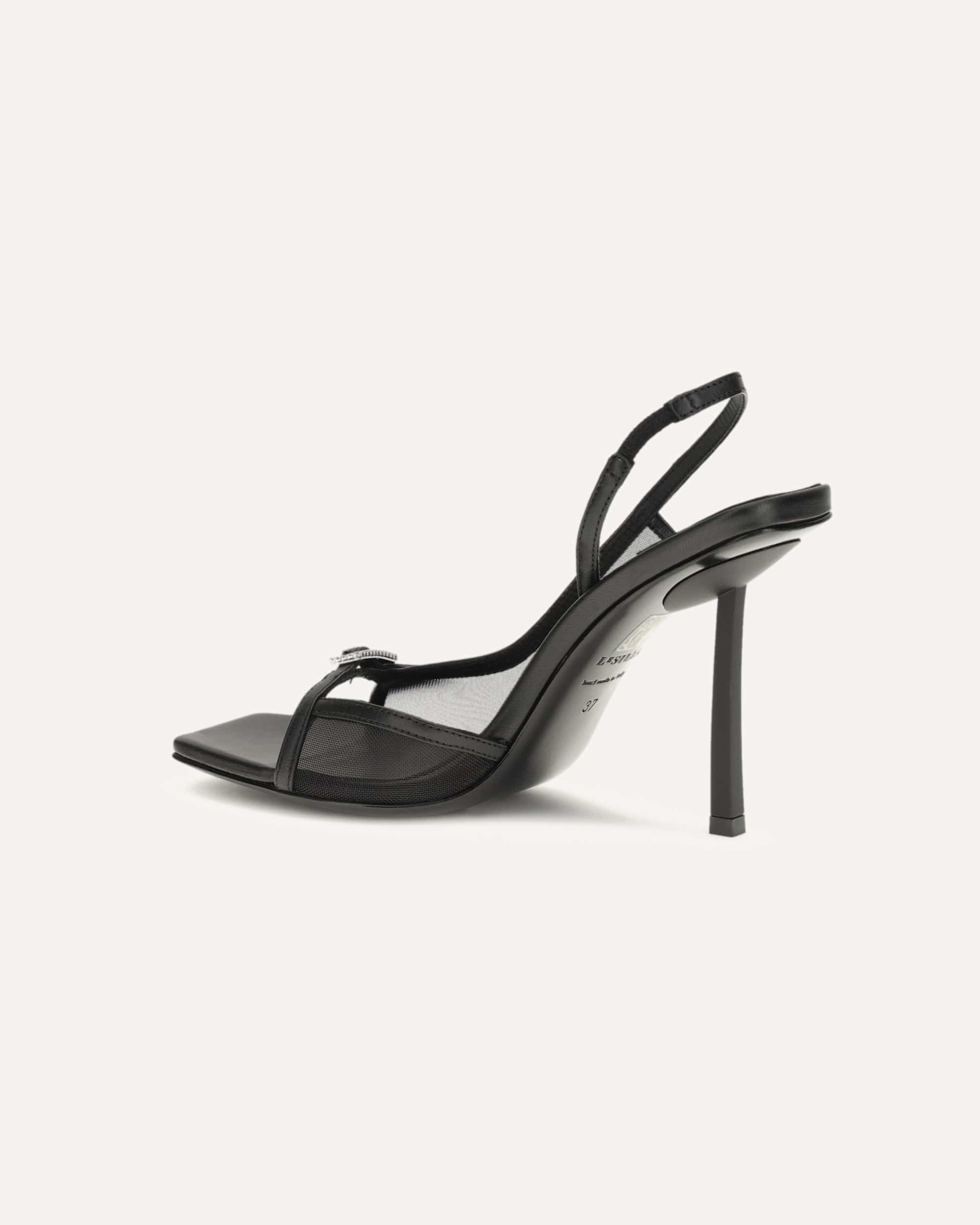 LE SILLA Vittoria Mesh Slingback Sandals