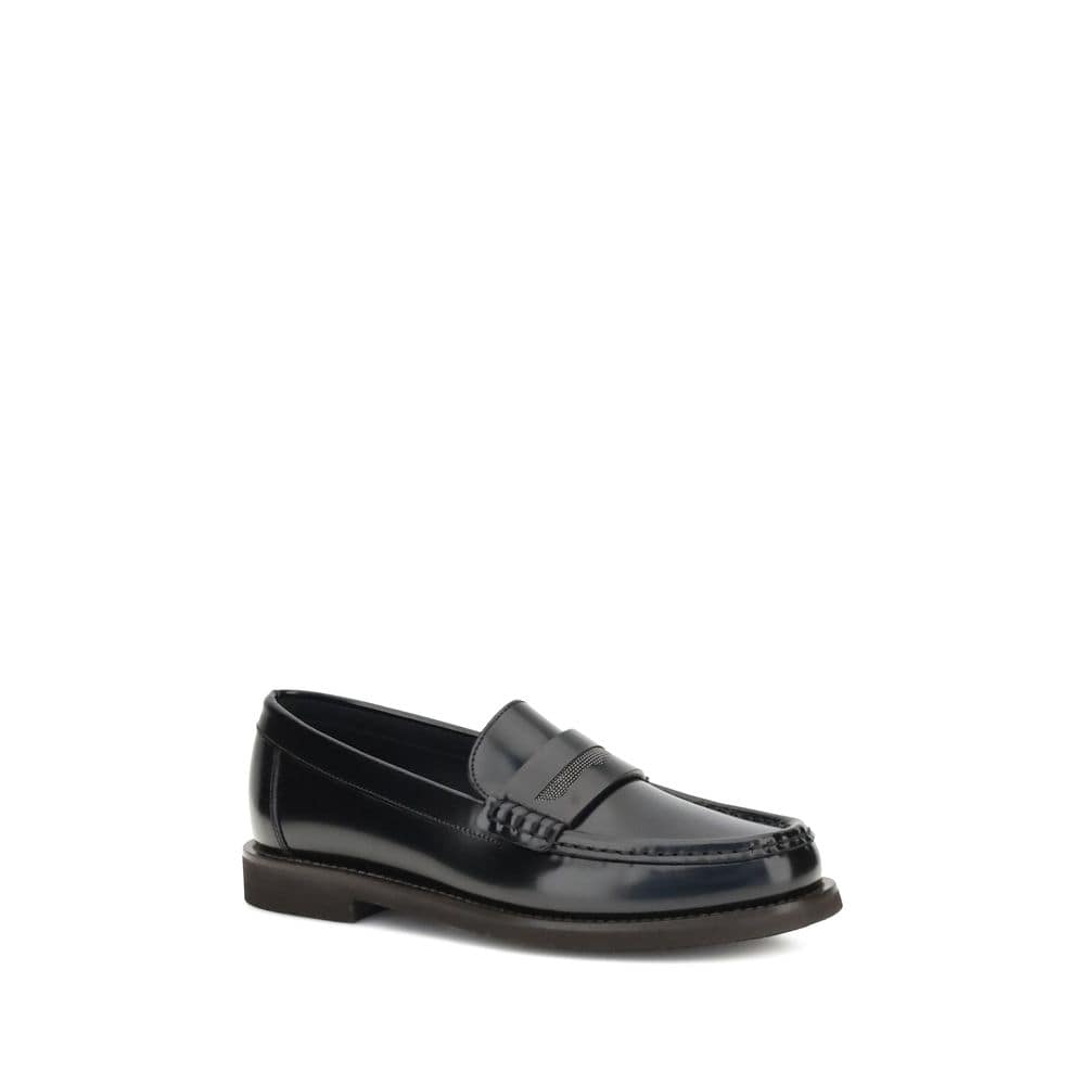 Brunello Cucinelli Leather Loafers