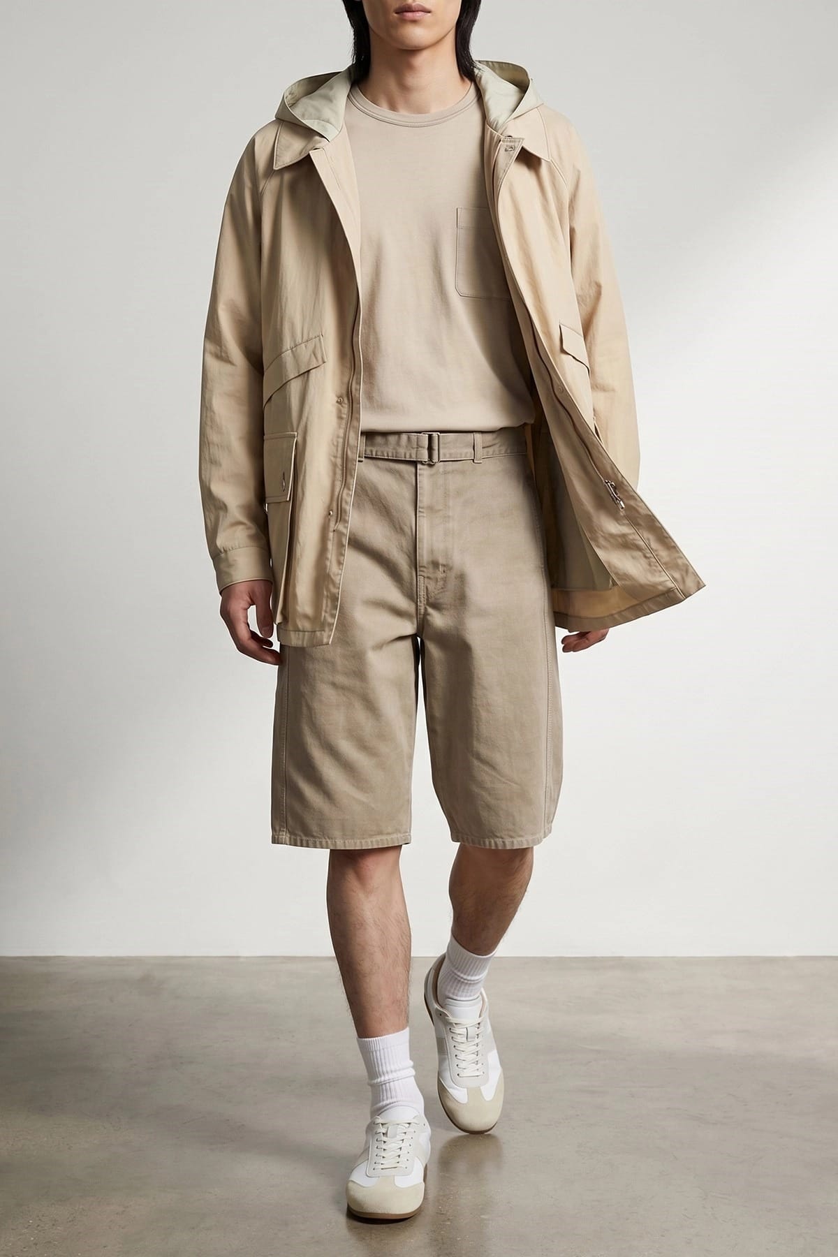 Lemaire Coated Linen Waterproof Jacket - alternate view