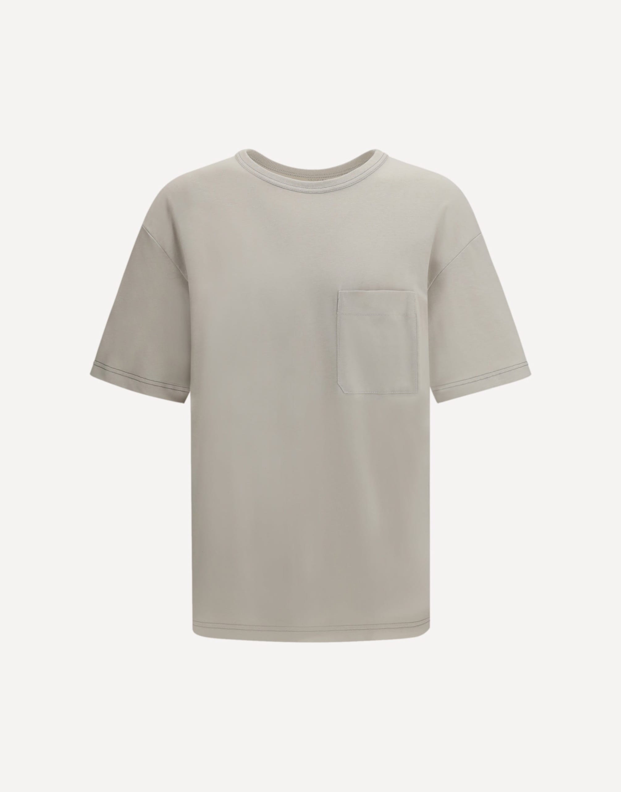 Lemaire Cotton Blend T‑shirt With Chest Pocket | Sendegaro