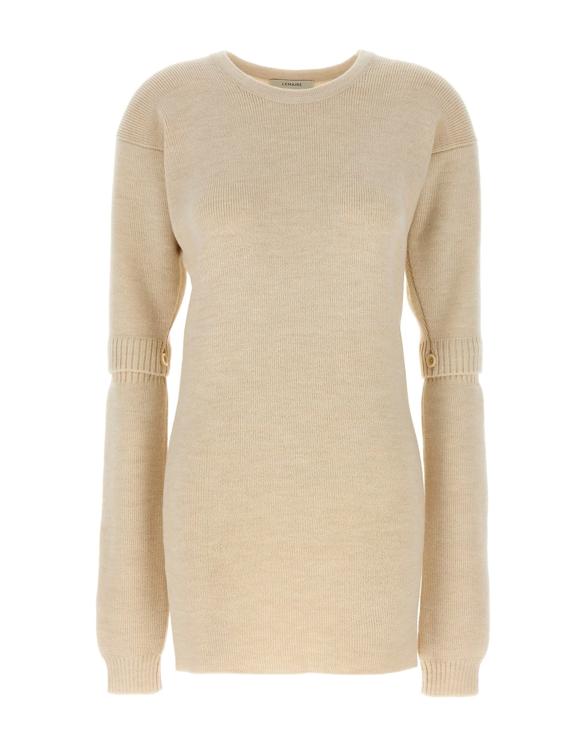Lemaire Lemaire Knitted Dress With Removable Sleeves