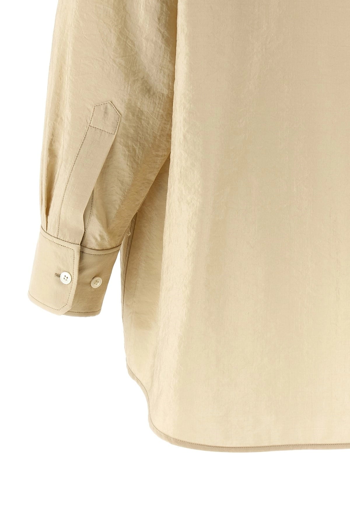 Lemaire Lemaire Tie Detail Silk Shirt
