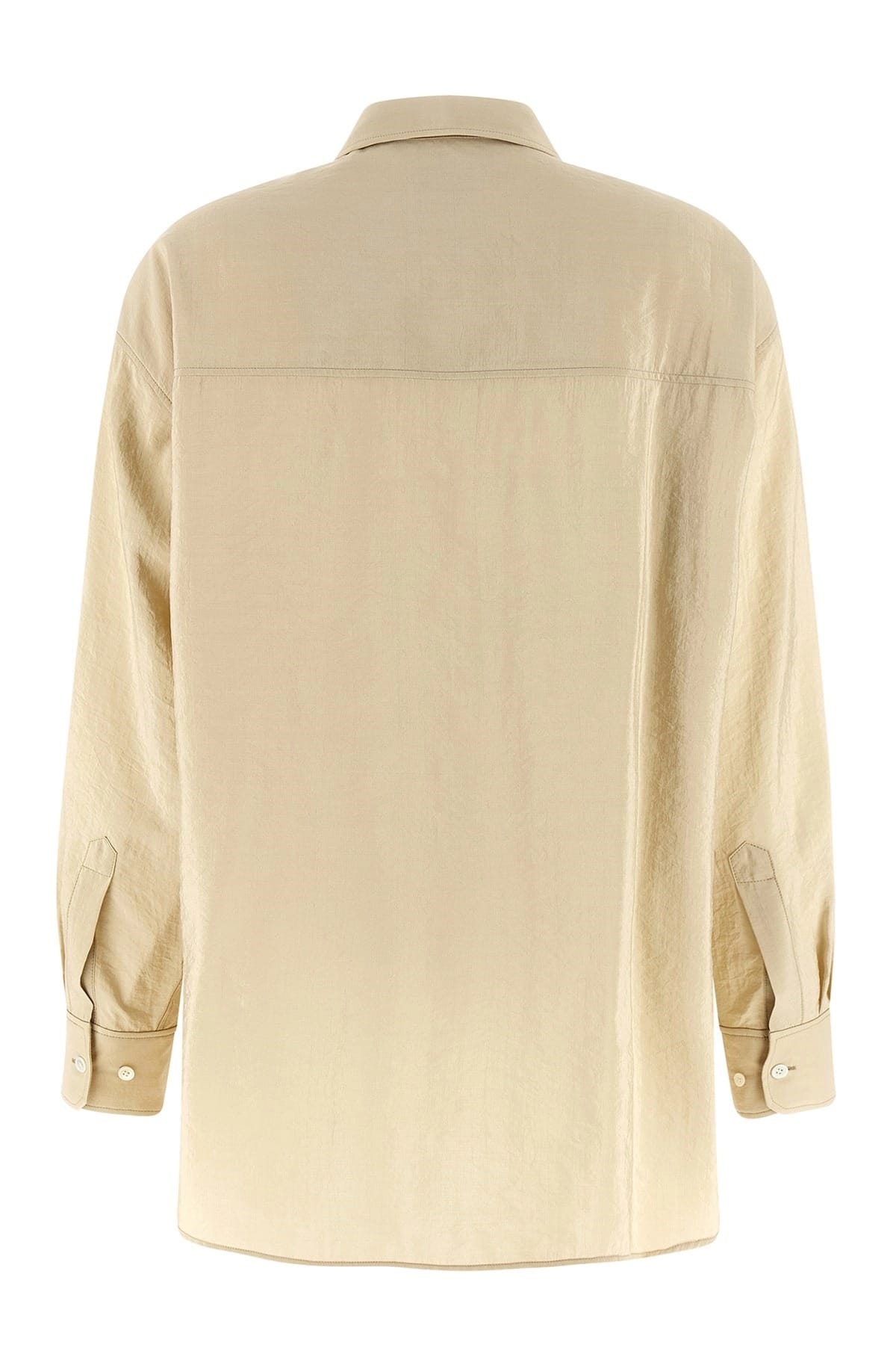 Lemaire Lemaire Tie Detail Silk Shirt
