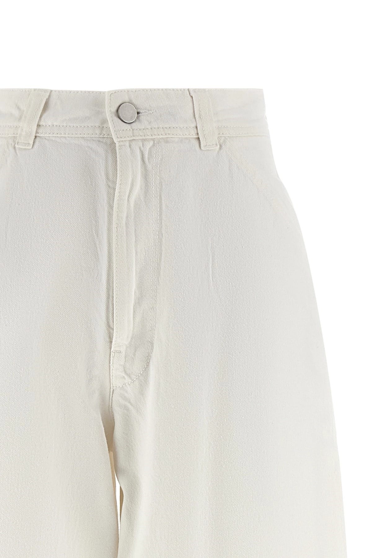 Lemaire Lemaire White Wide-Leg Denim Pants