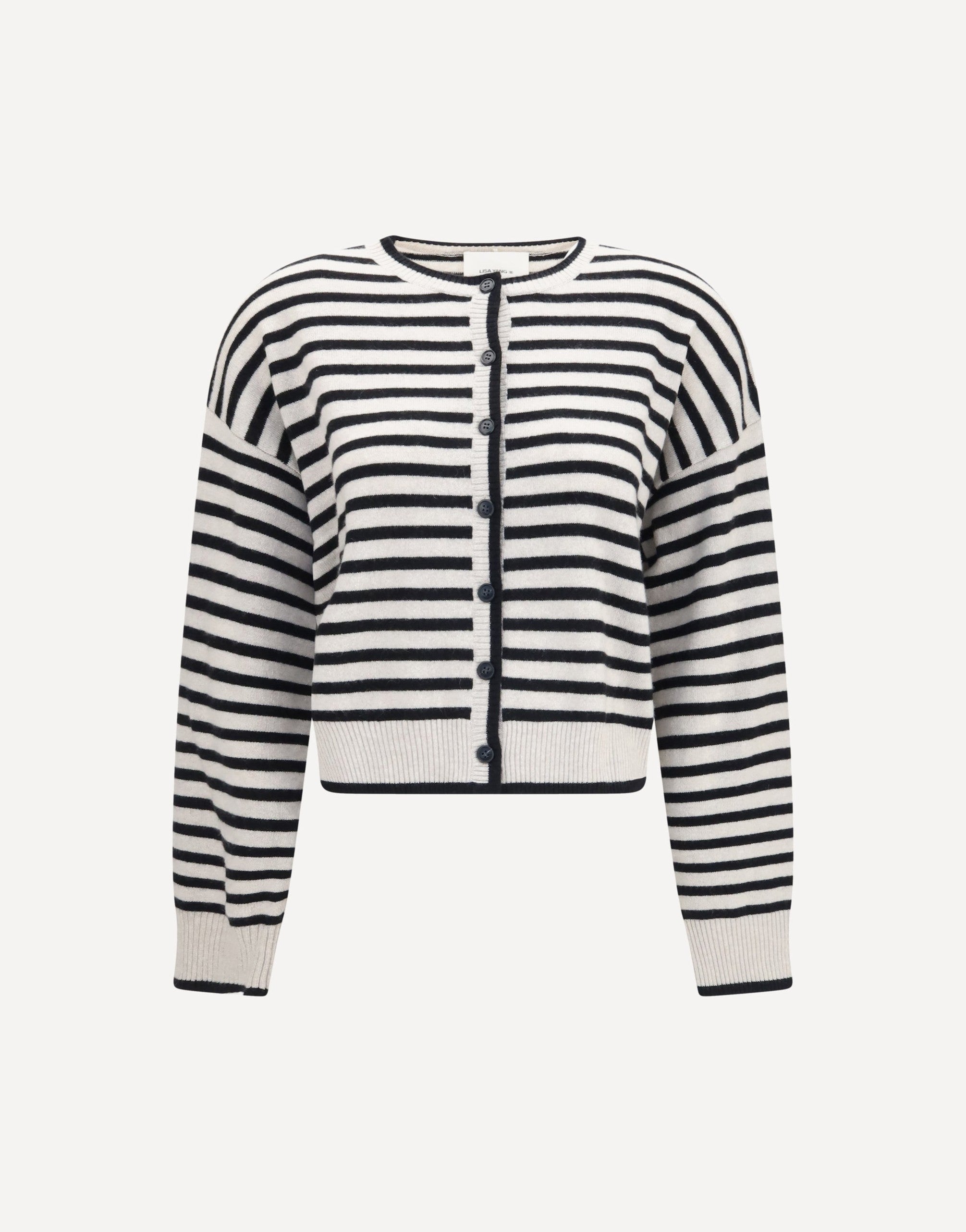 Lisa Yang Marit Striped Cardigan