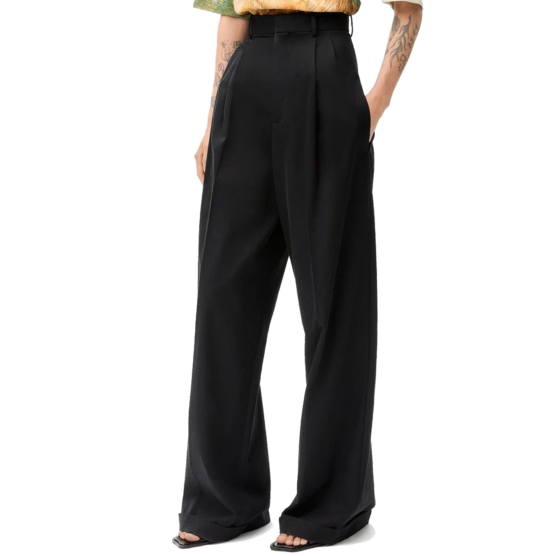 Loewe Cotton And Silk Pants