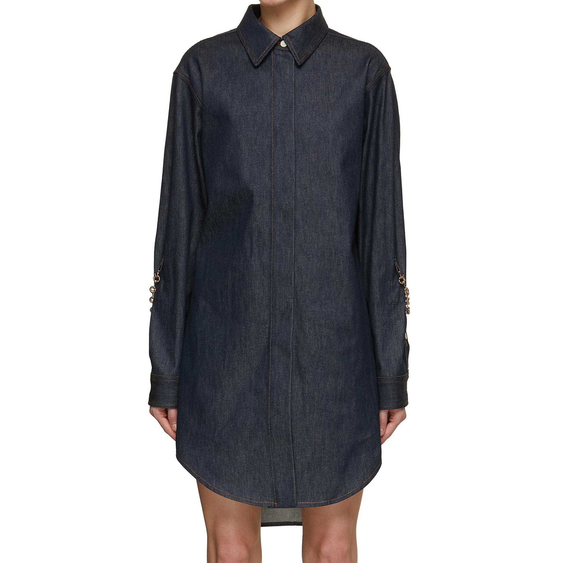 Loewe Denim Chain Shirt Dress - alternate view