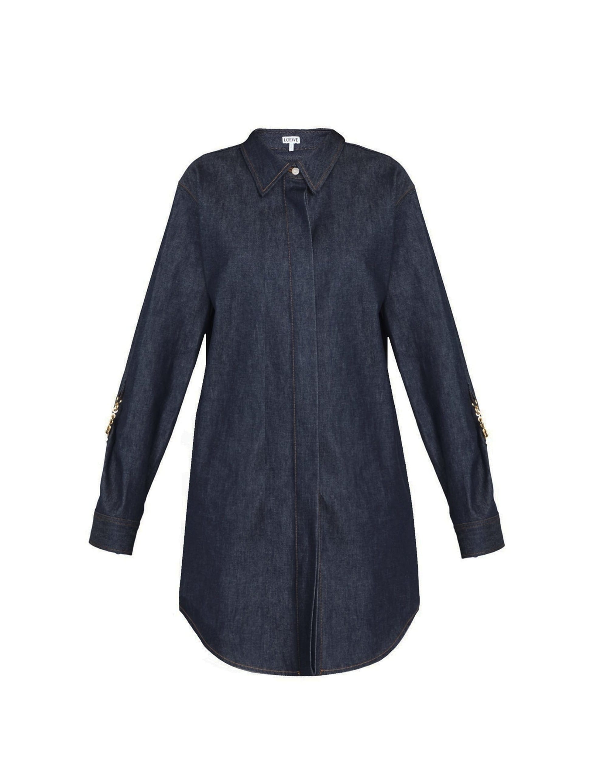 Loewe Denim Chain Shirt Dress
