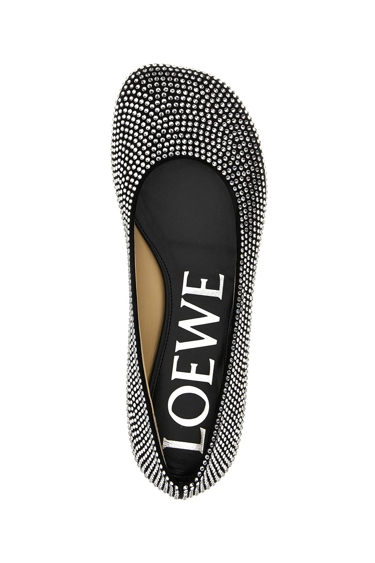 Loewe Loewe Toy Rhinestone Ballet Flats