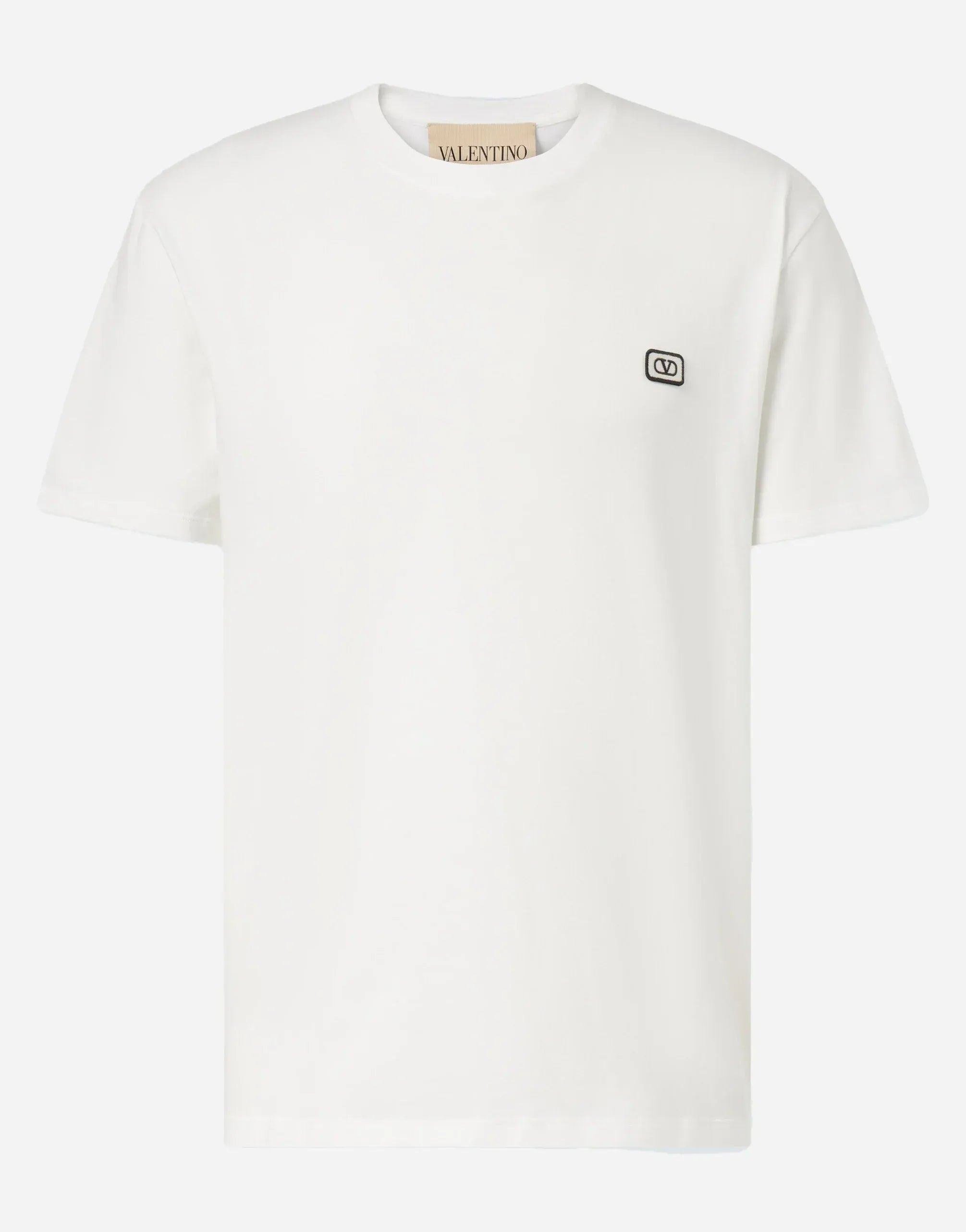 Valentino Logo-Appliquéd Cotton-Jersey T-Shirt
