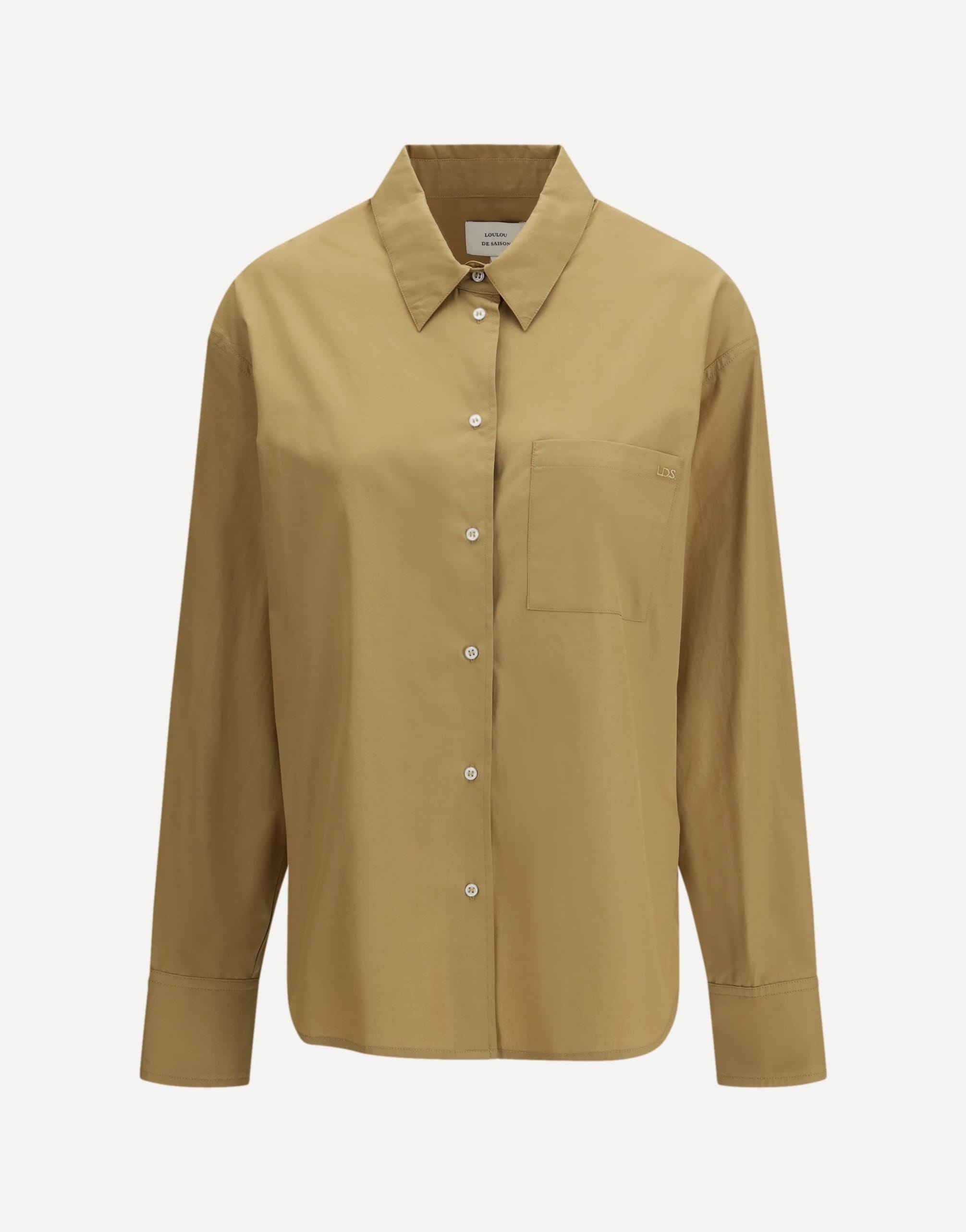 Loulou De Saison Lee Shirt In Cotton Poplin