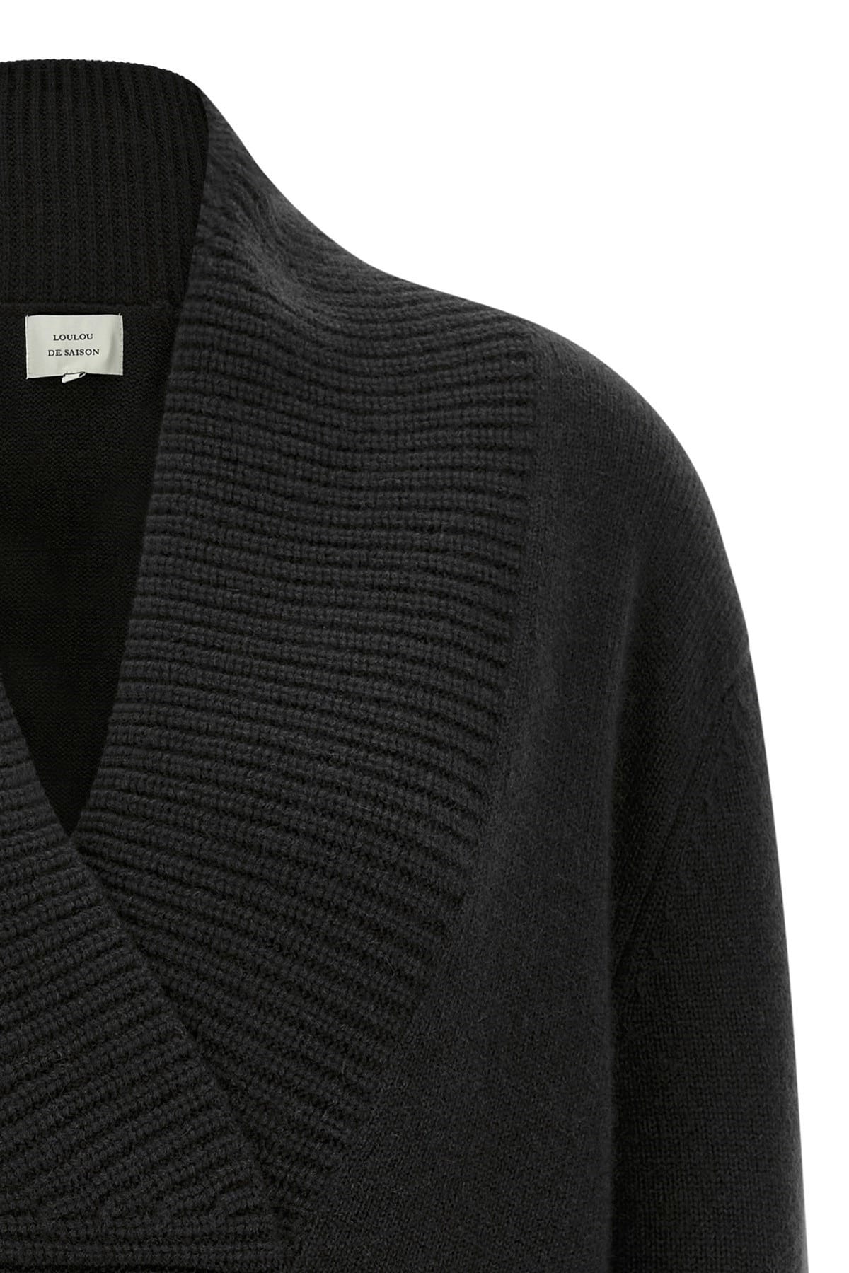 Loulou De Saison Loulou De Saison Makela Crossed V-Neck Sweater