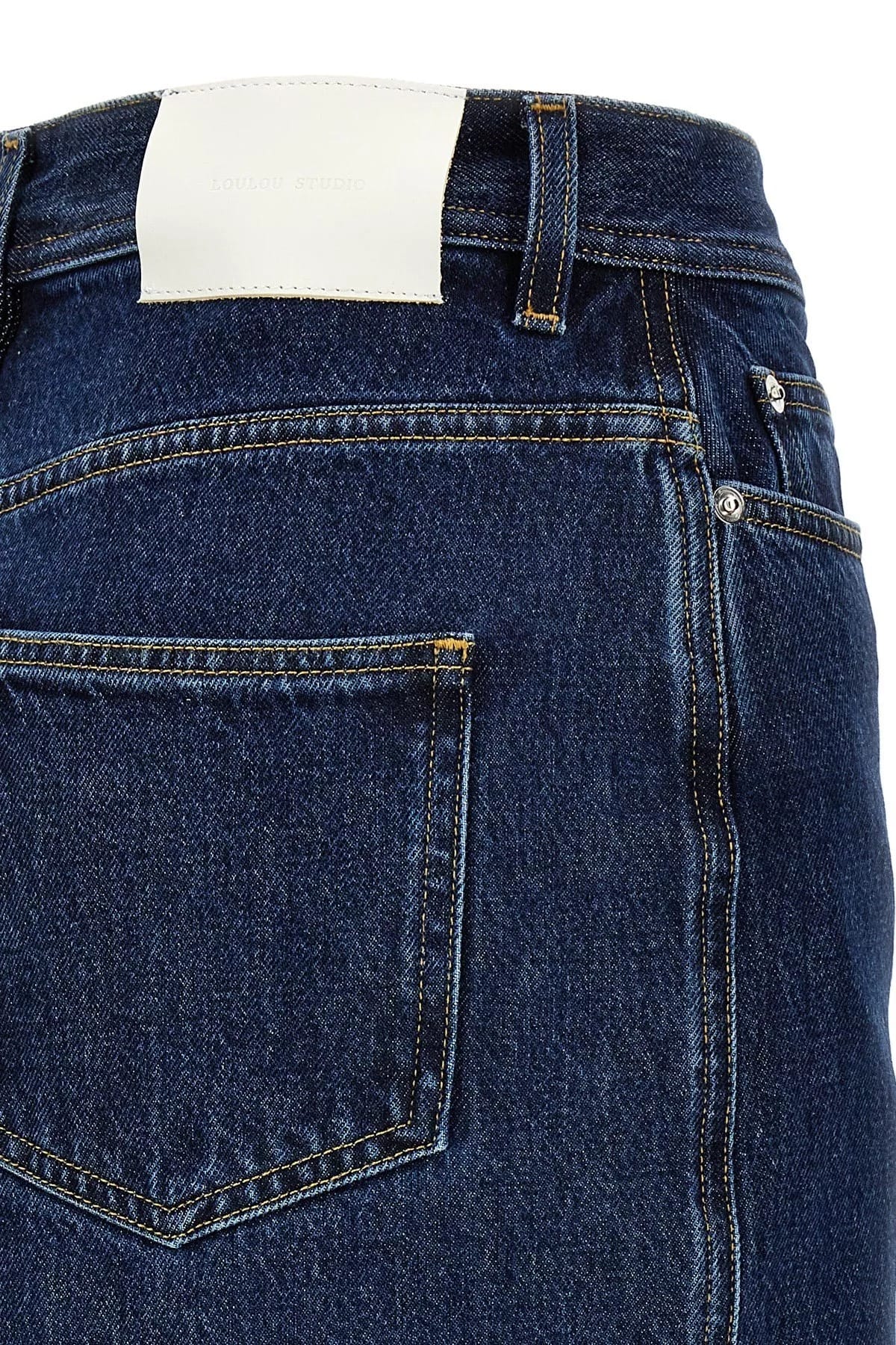 Loulou De Saison Loulou De Saison Rona Denim Longuette Skirt