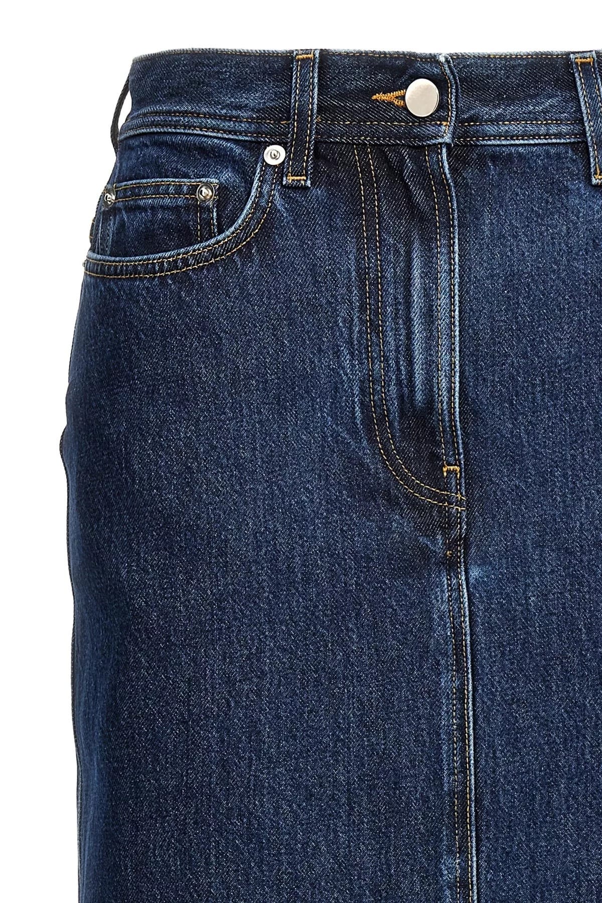 Loulou De Saison Loulou De Saison Rona Denim Longuette Skirt