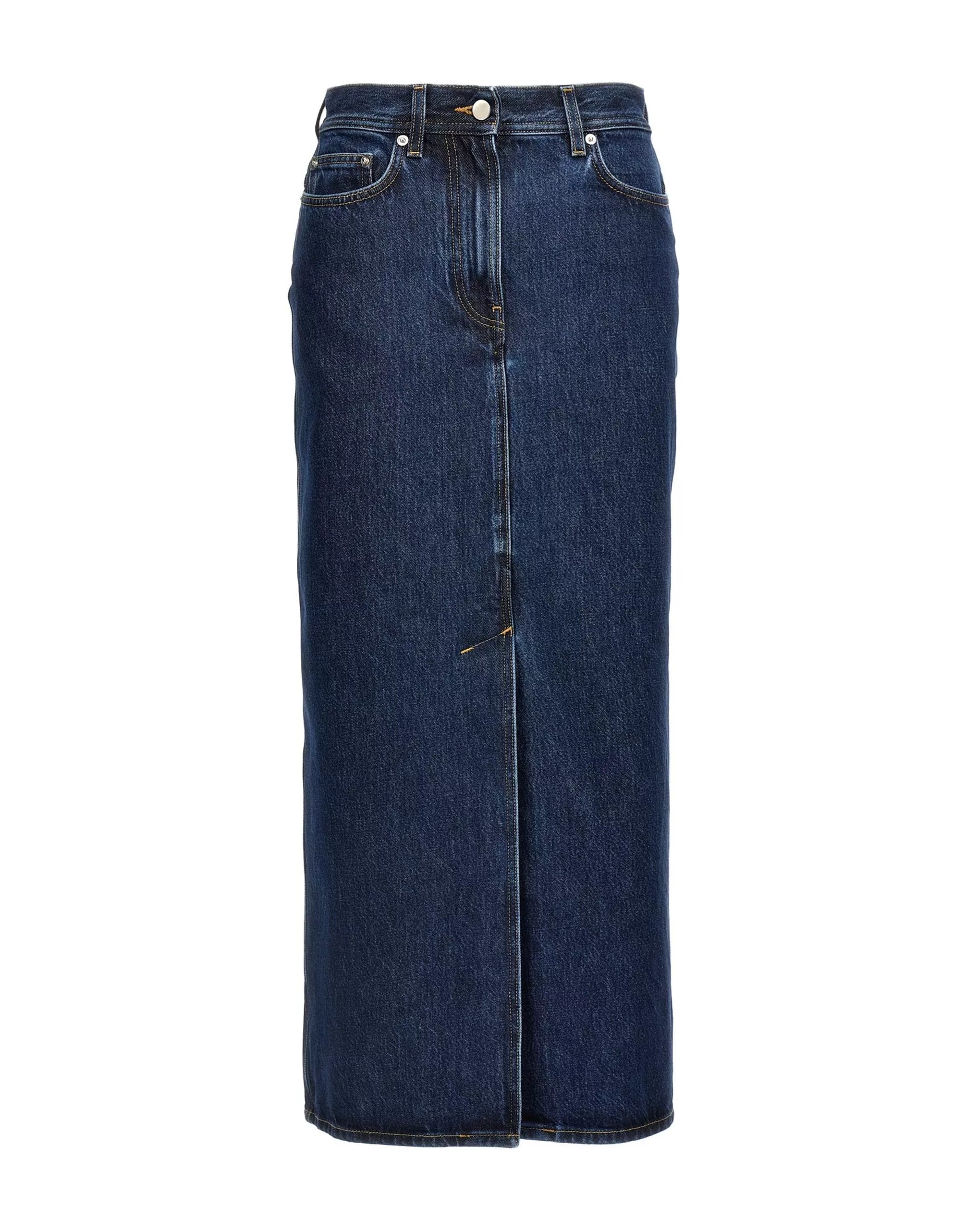 Loulou De Saison Loulou De Saison Rona Denim Longuette Skirt