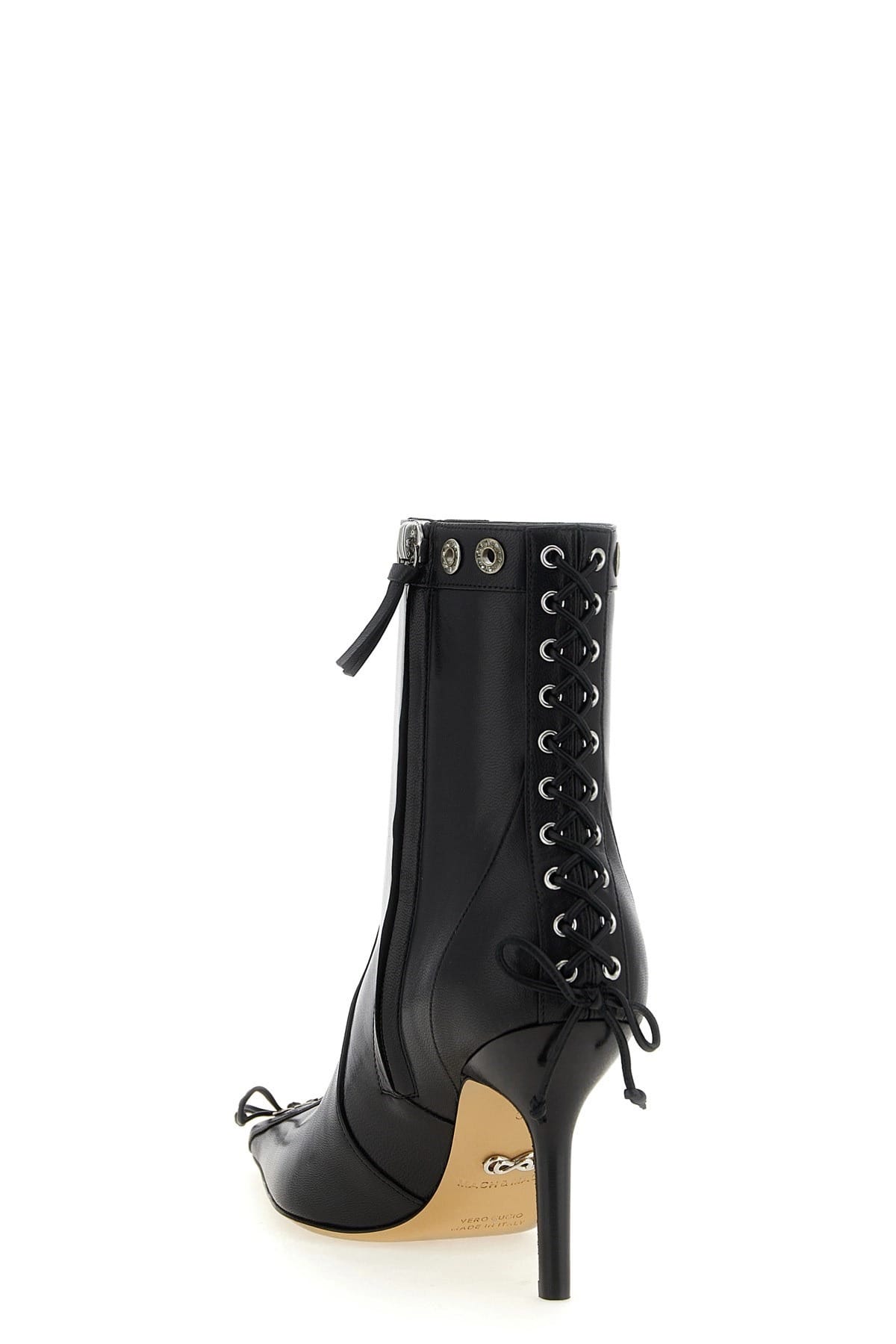 MACH & MACH MACH & MACH Crystalized Corset Ankle Boots