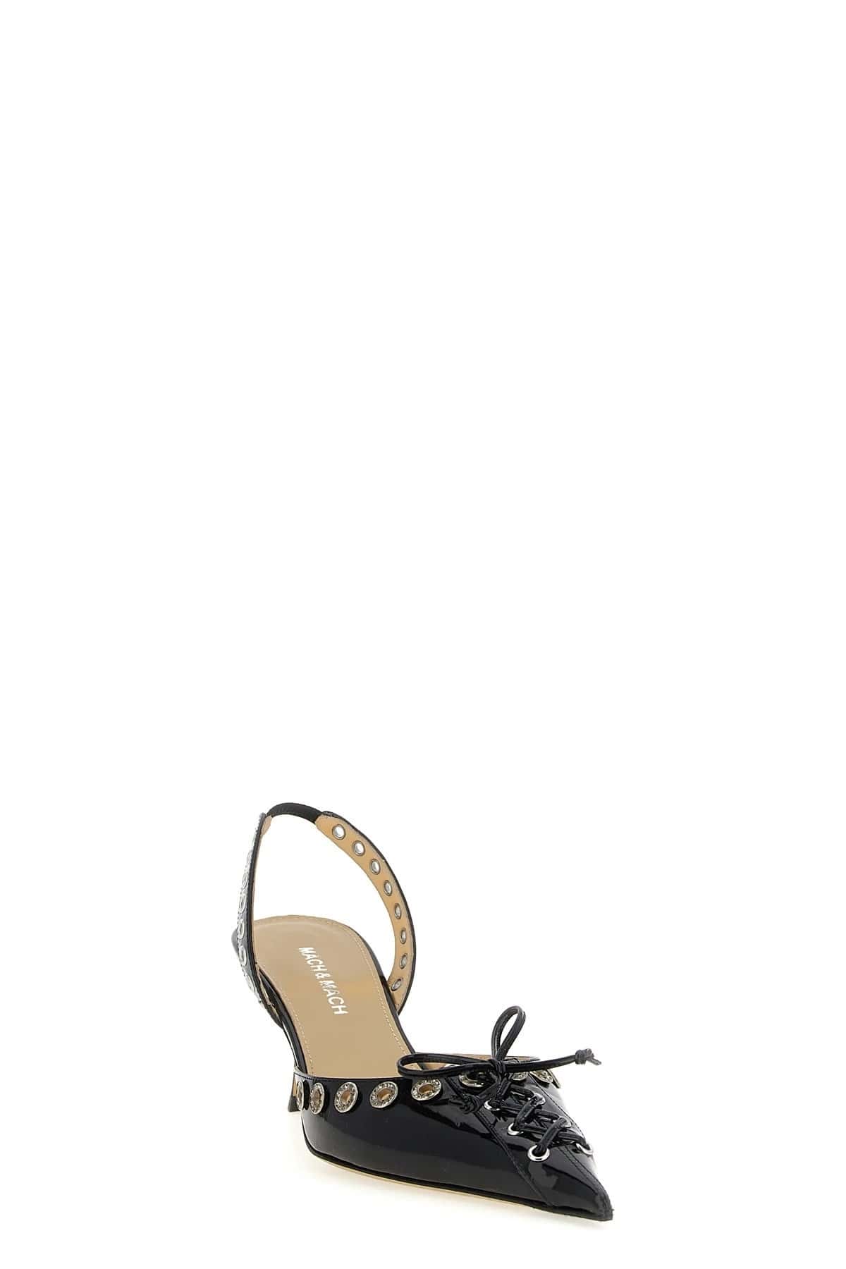 MACH & MACH Crystalized Corset Slingback - alternate view