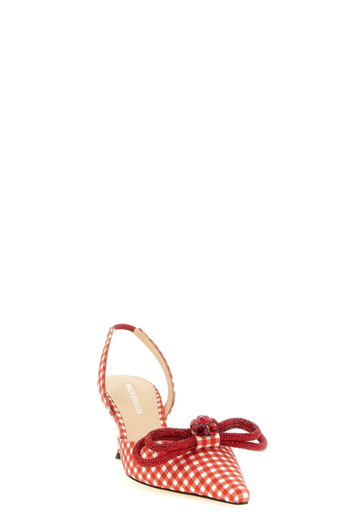 MACH & MACH MACH & MACH Double Bow Slingback