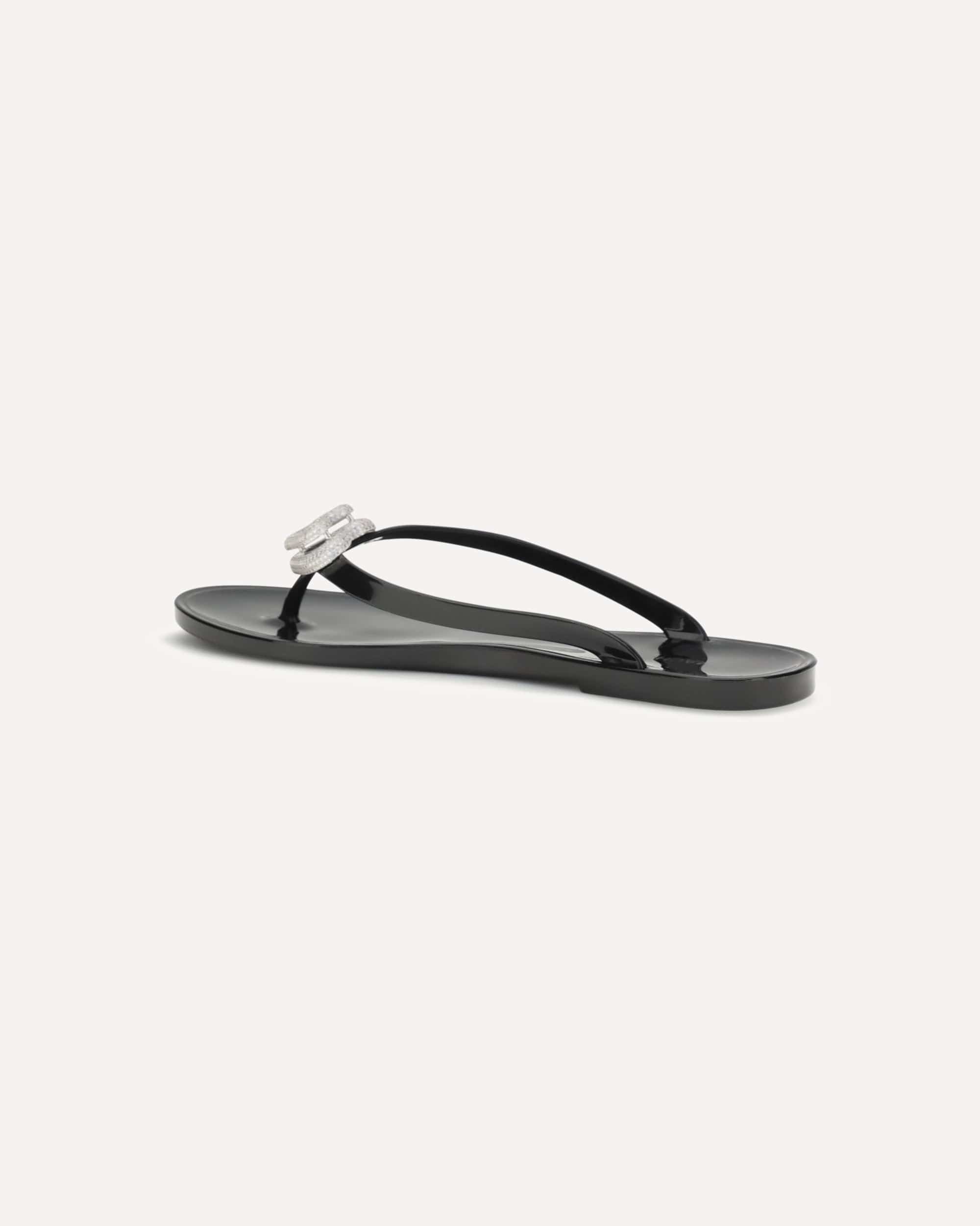 MACH & MACH MACH & MACH Double Heart Thong Sandals