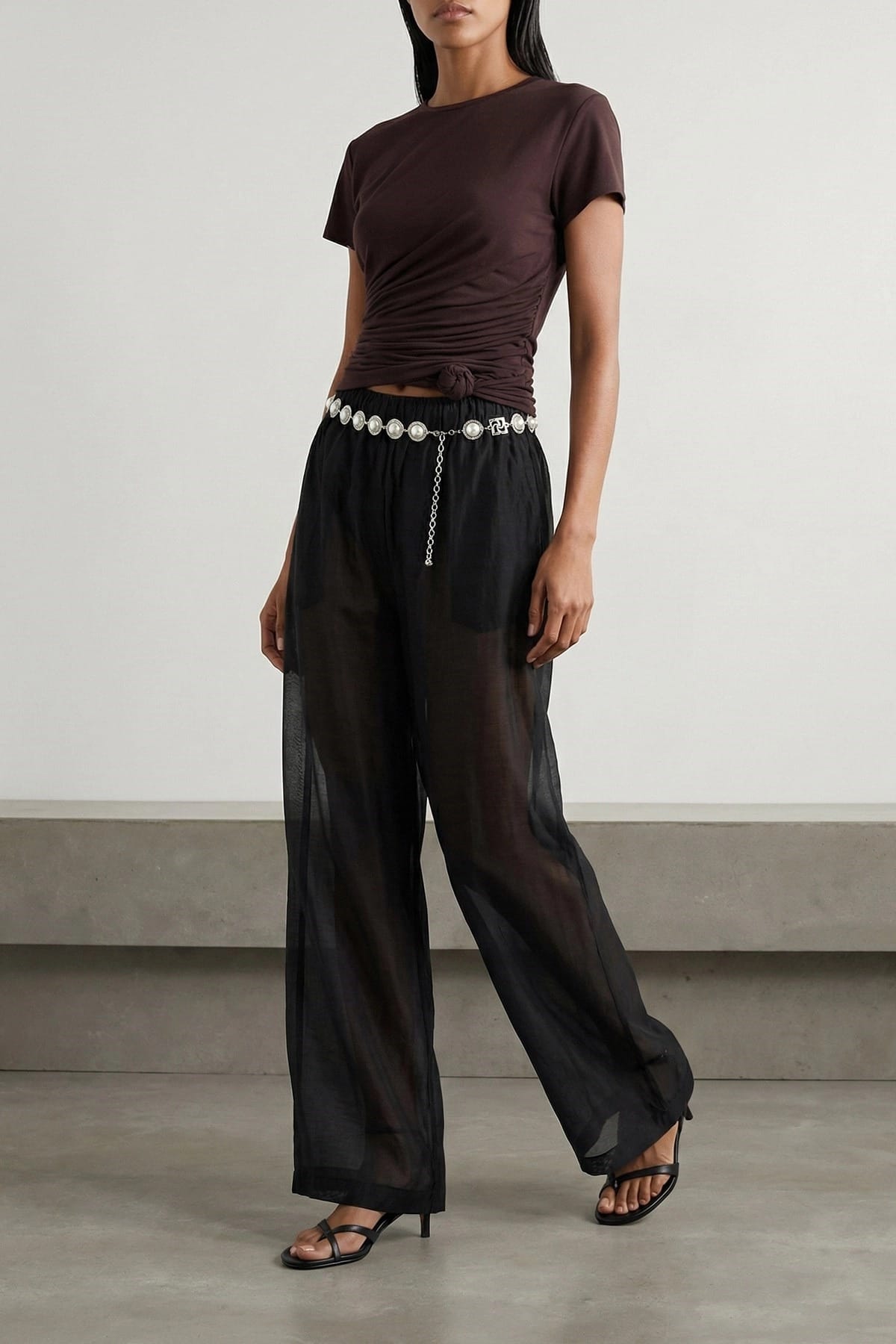 Magda Butrym Magda Butrym 05 Crystal Chain Belt