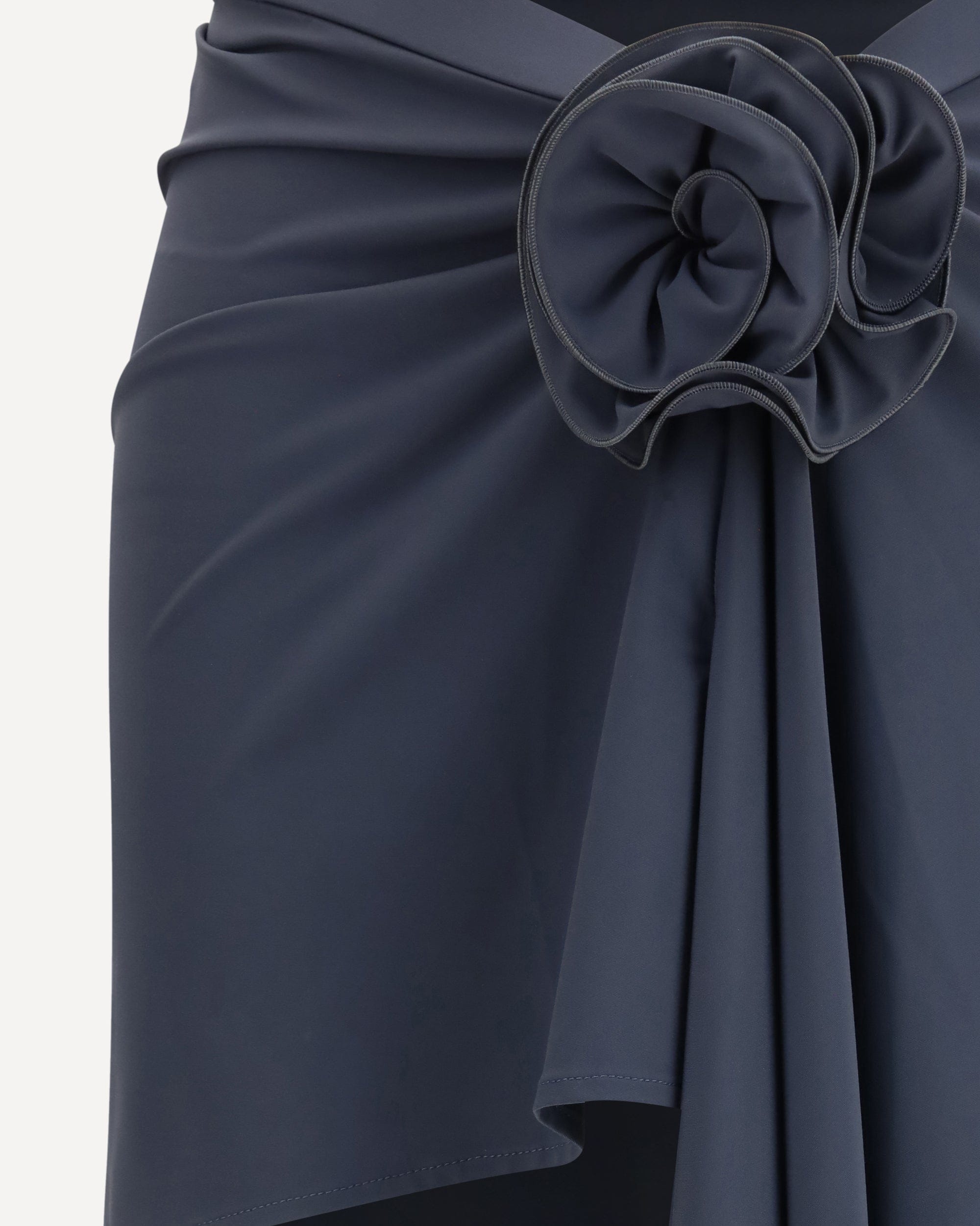 Magda Butrym Asymmetrical Draped Swim Skirt