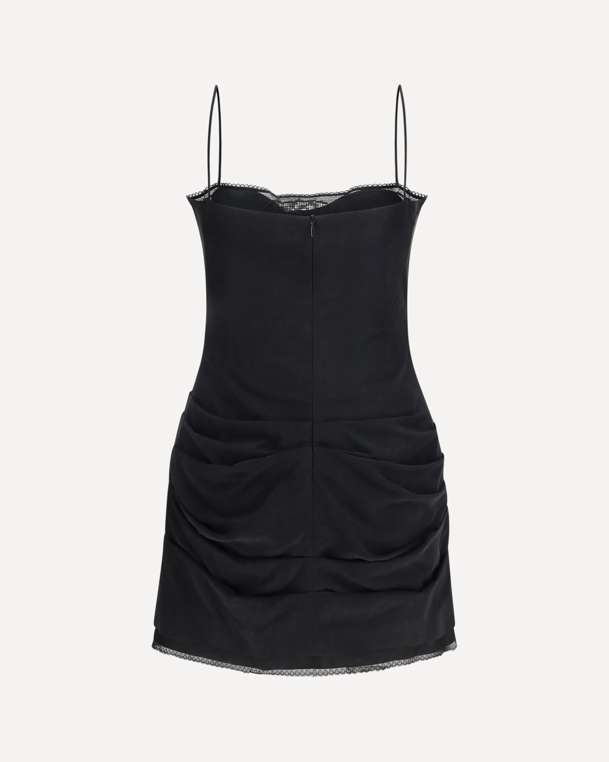 Magda Butrym Corsetjurk met kanten halslijn - alternate view