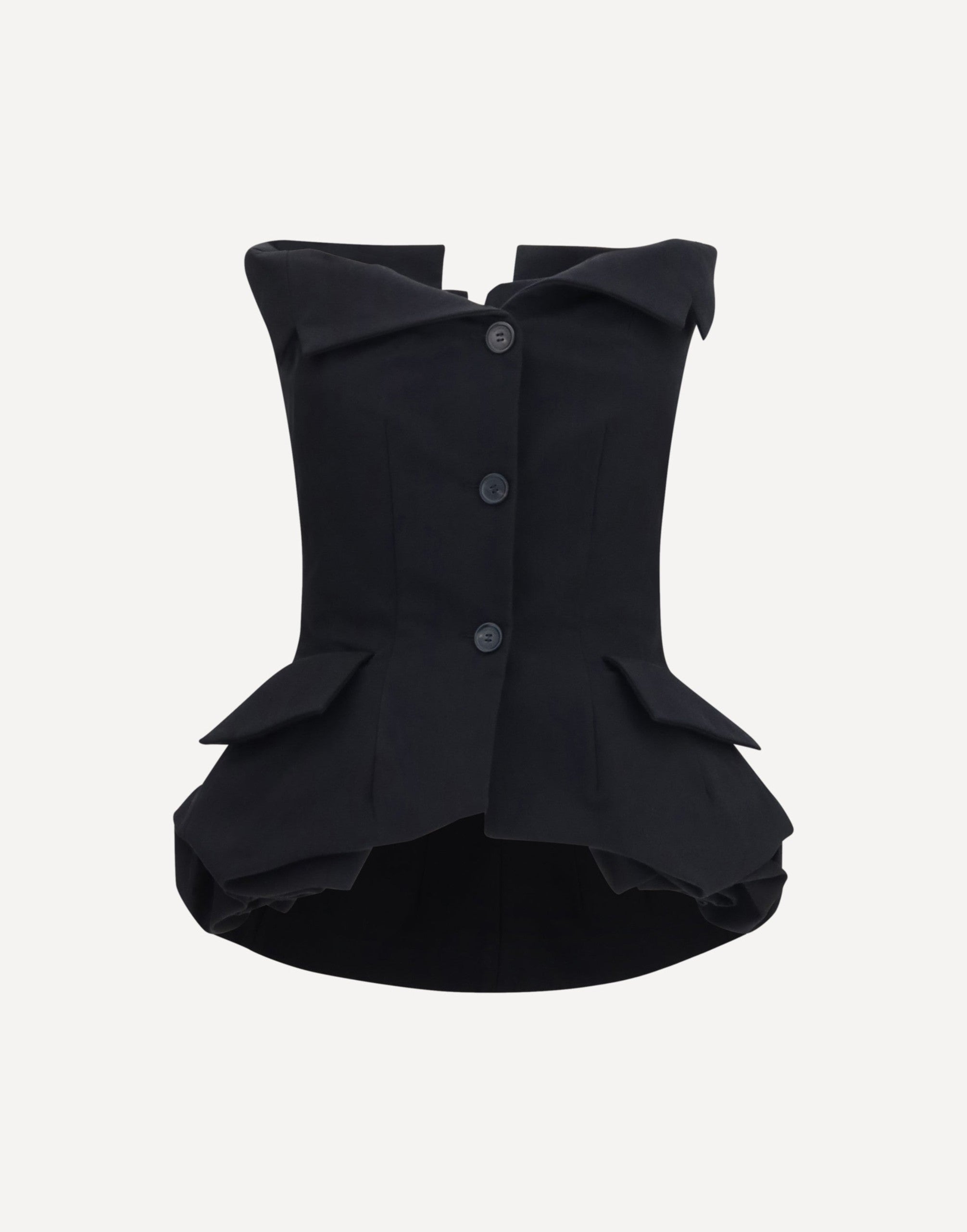 Magda Butrym Cotton Bustier Corset Top