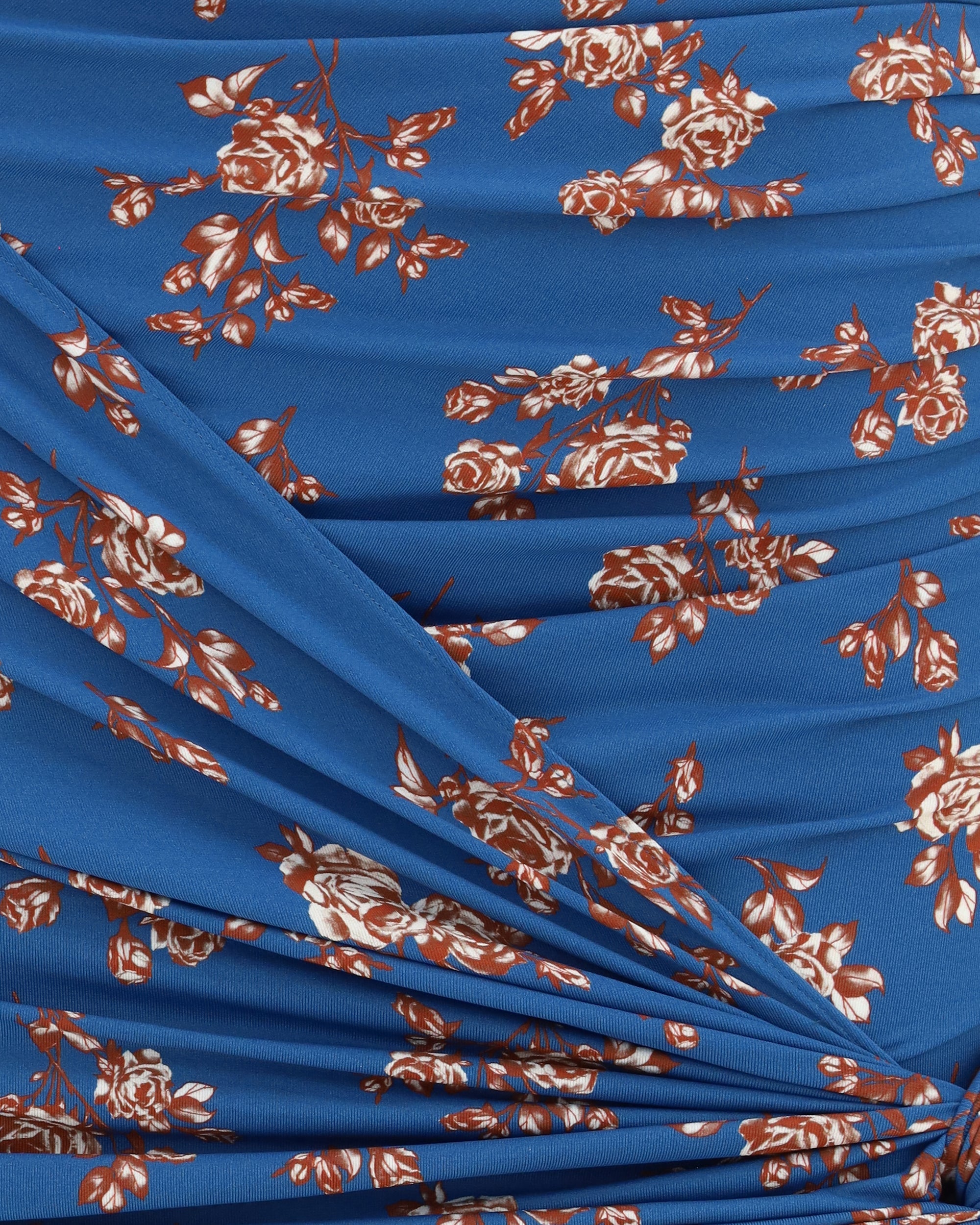 Magda Butrym Drapierter Bade-Minirock mit Blumenprint
