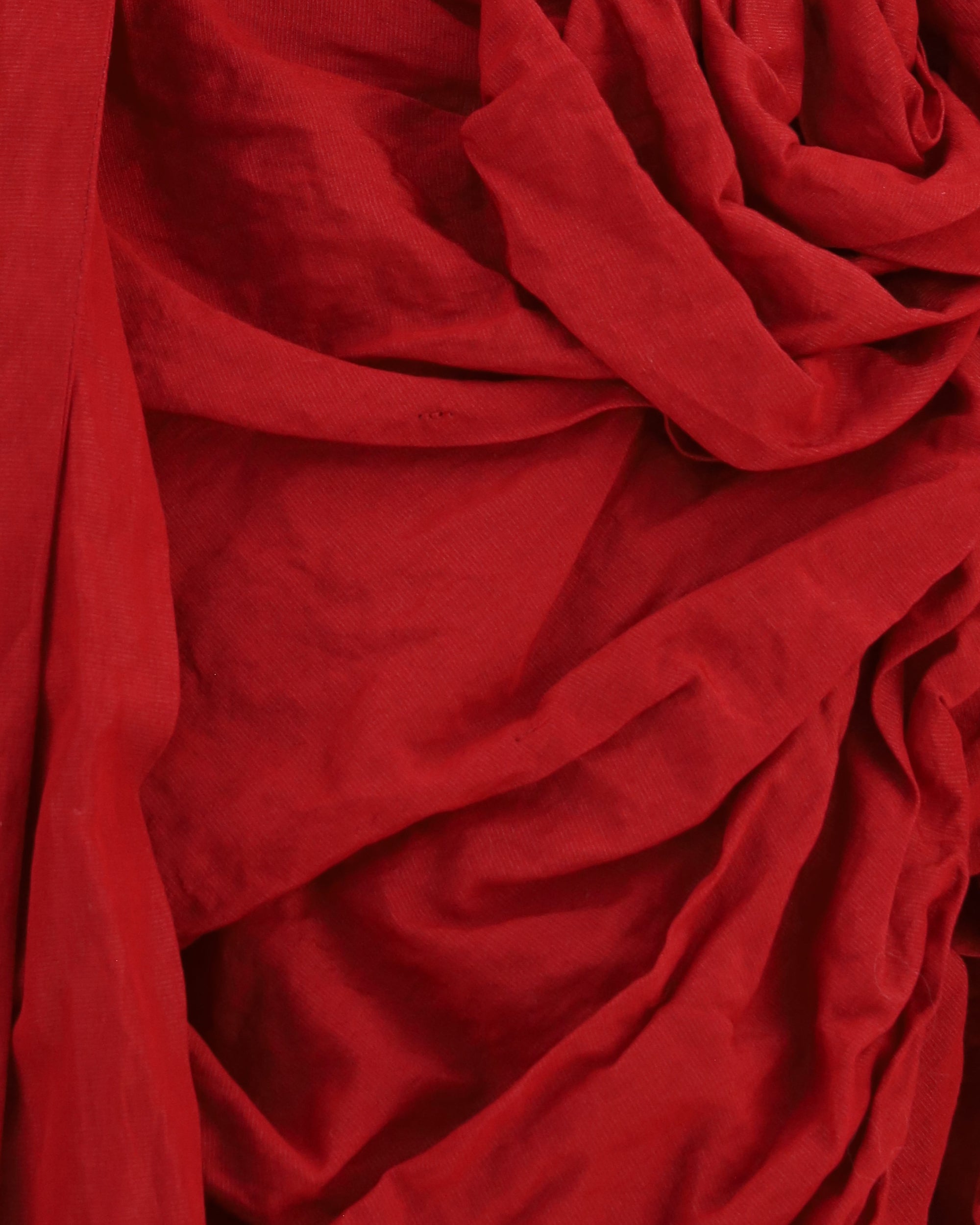 Magda Butrym drapiertes Midikleid mit Schalkragen