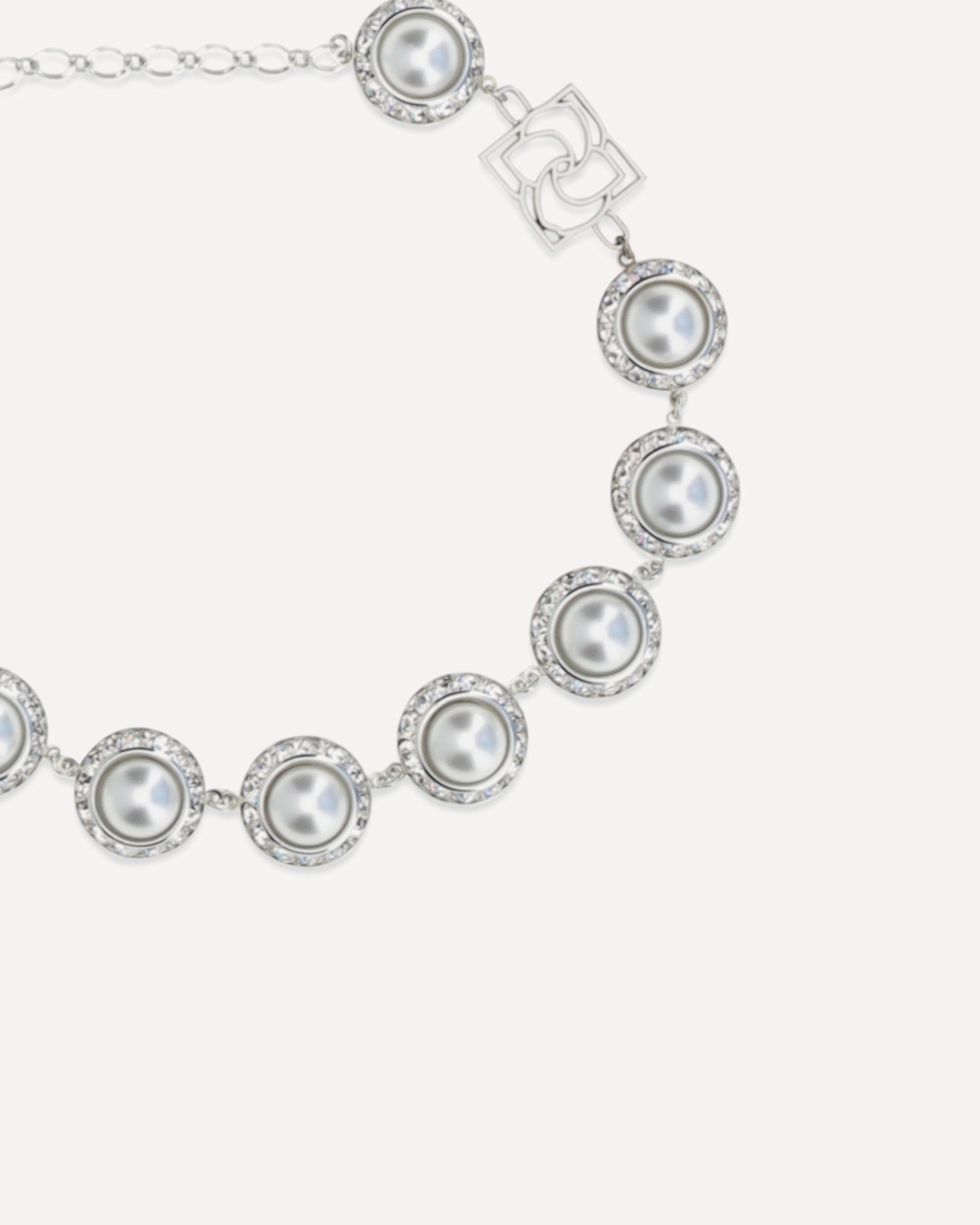 Magda Butrym Pearl Crystal Necklace