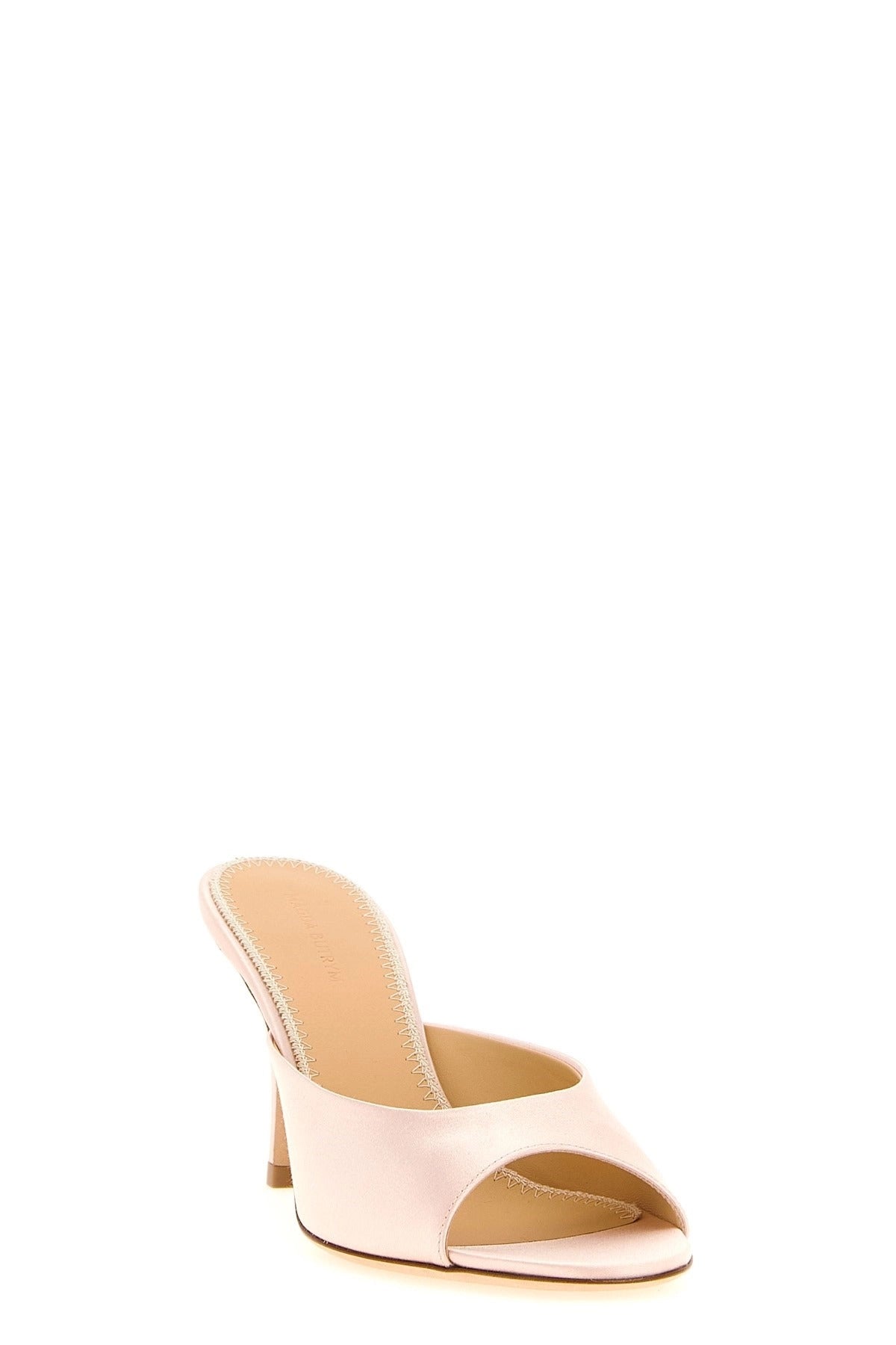 Magda Butrym Pink Satin Mules - alternate view