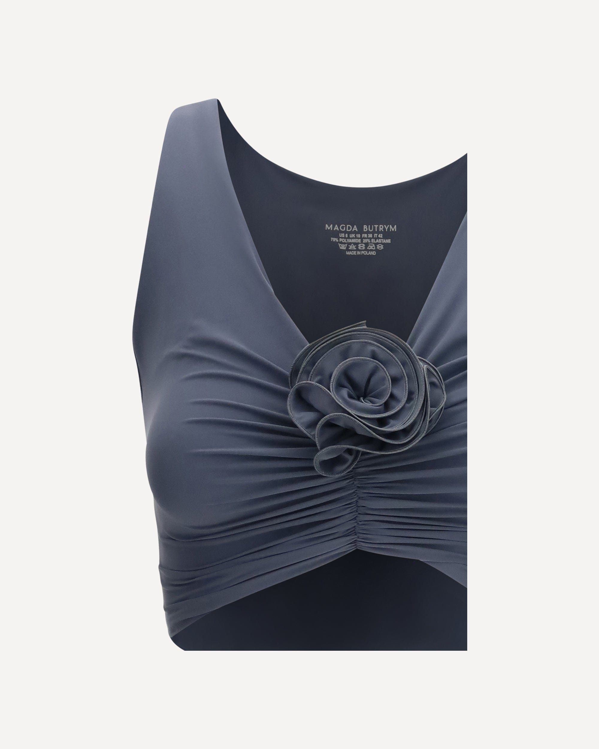 Magda Butrym Ruched Flower Top