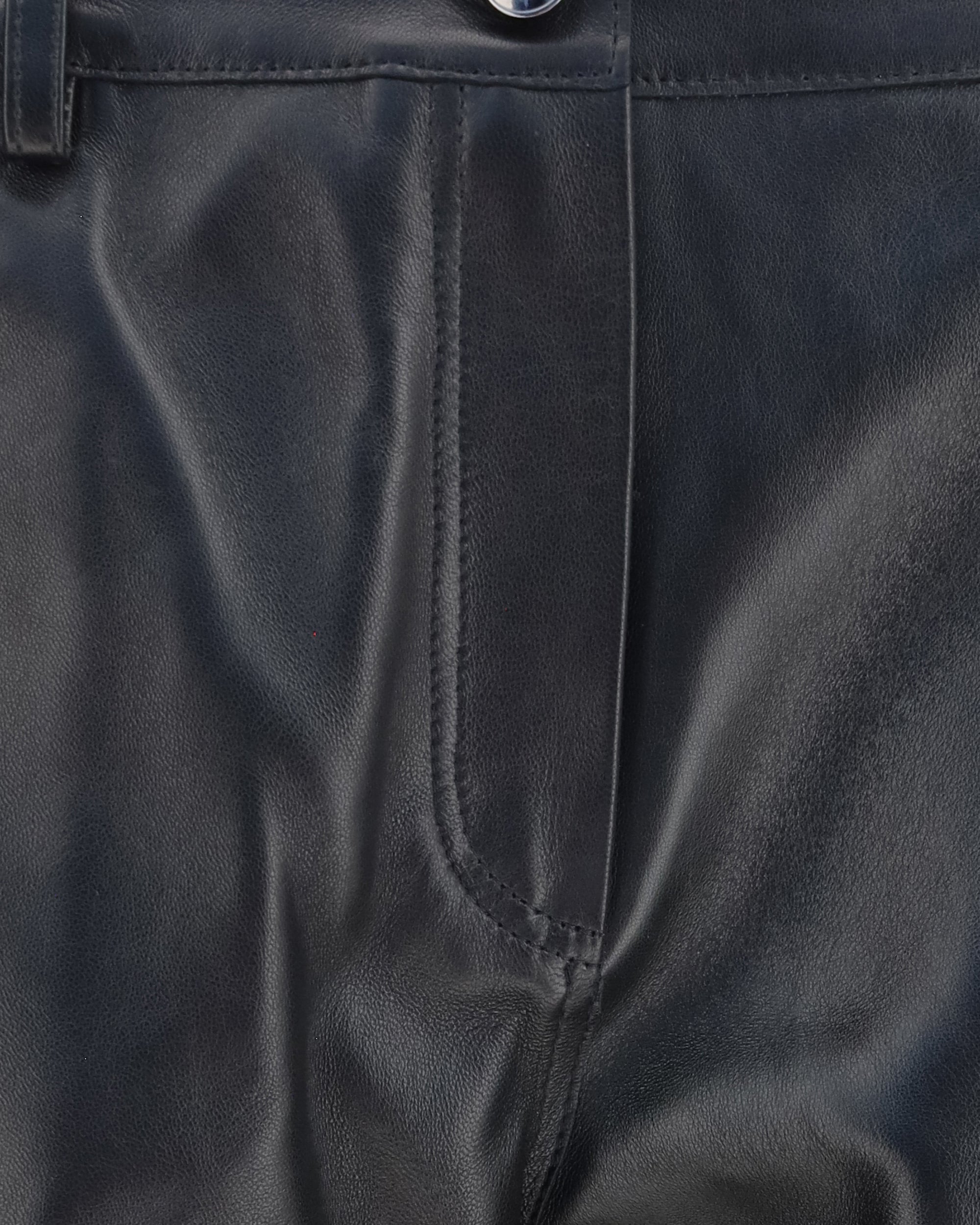 Magda Butrym gerade geschnittene Lederhose