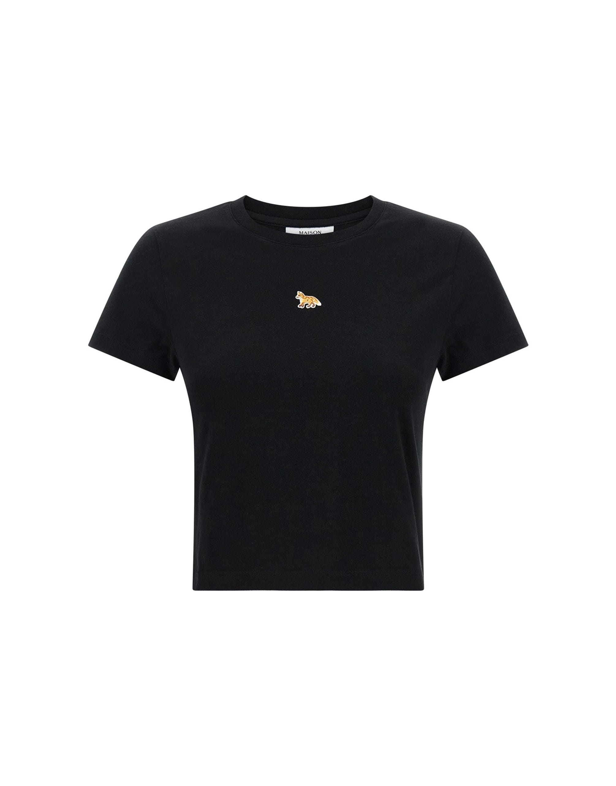 Maison Kitsuné Maison Kitsuné Baby Fox Cropped T-Shirt