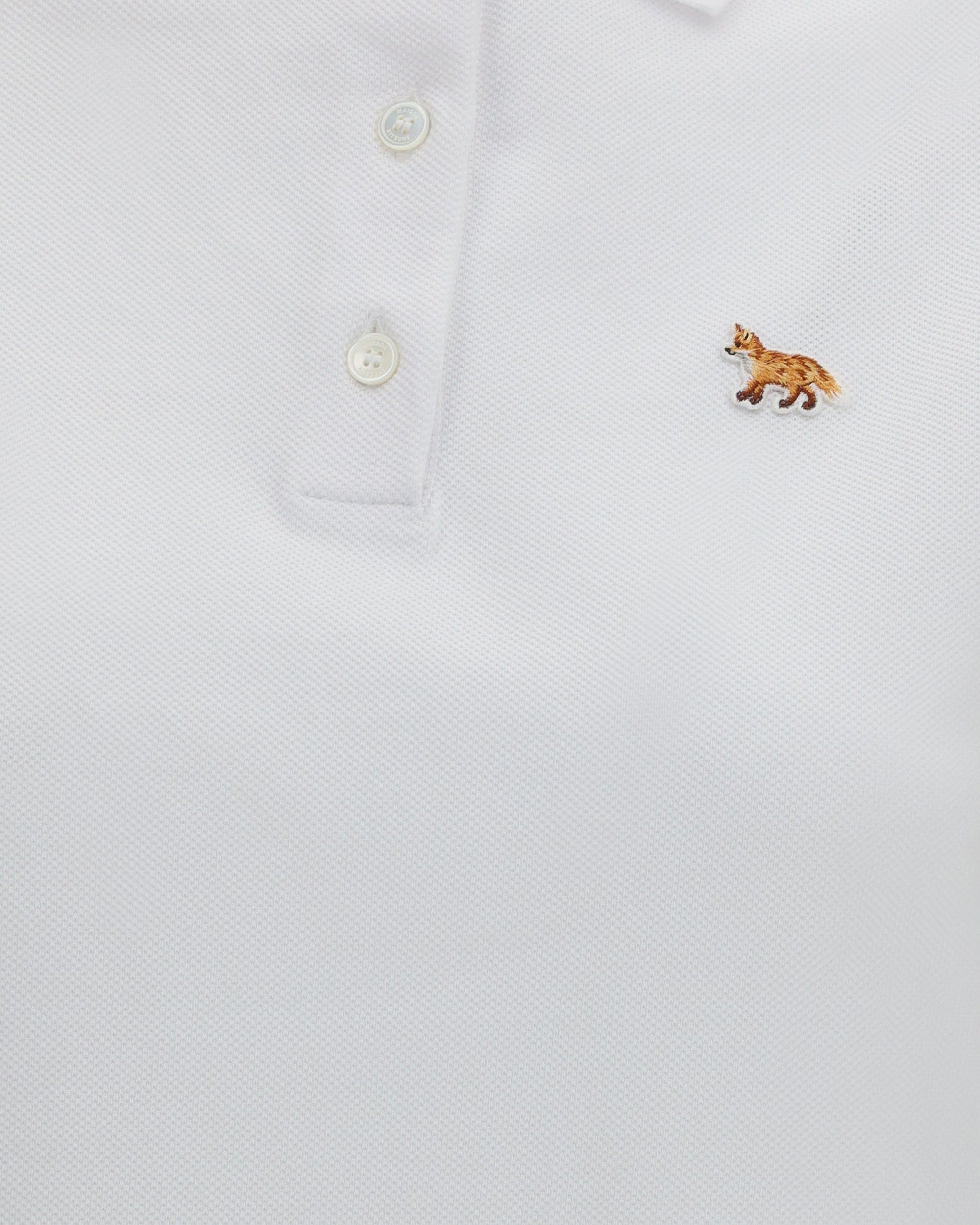 Maison Kitsuné Fox Embroidered Polo Shirt