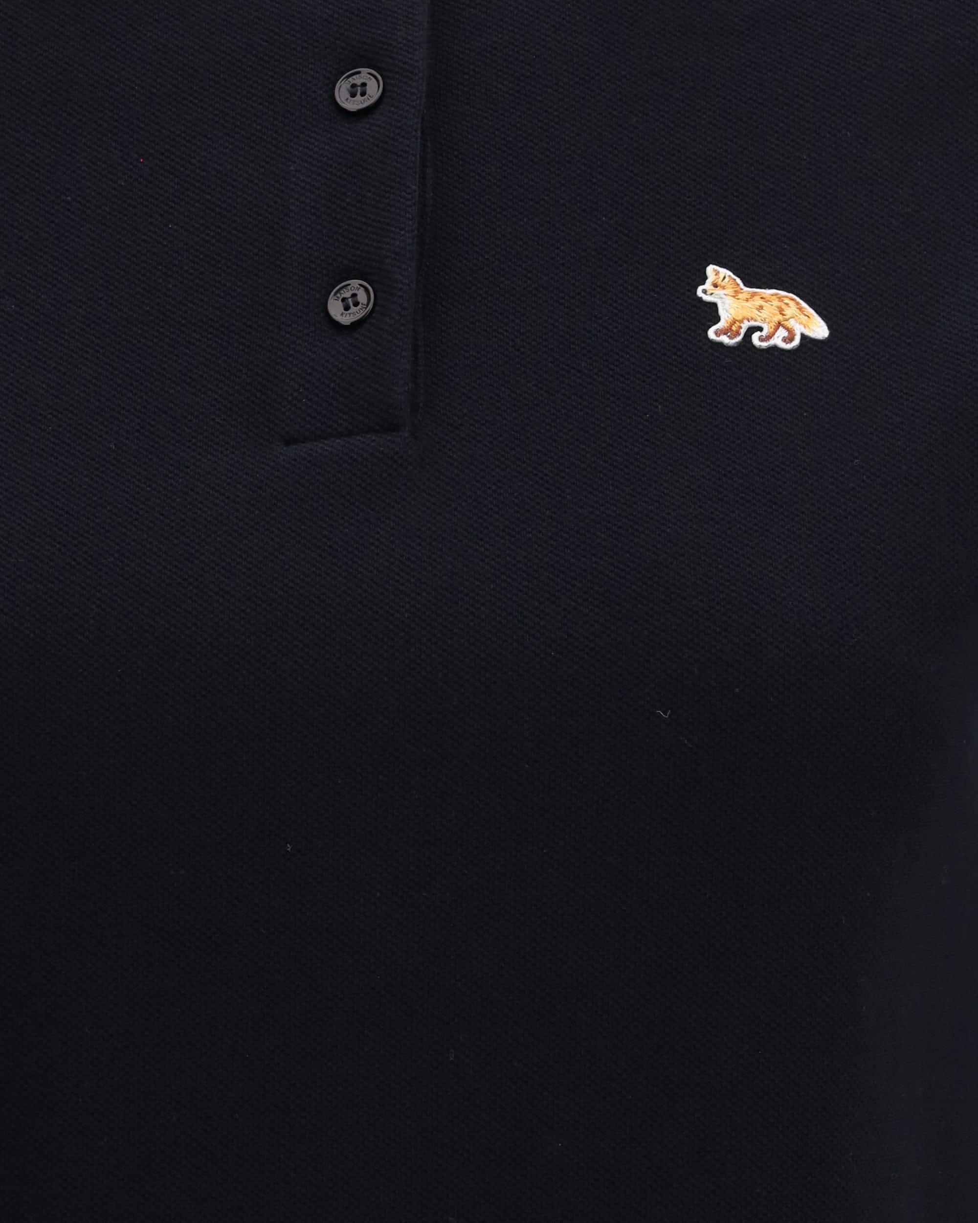 Maison Kitsuné Fox Embroidered Polo Shirt