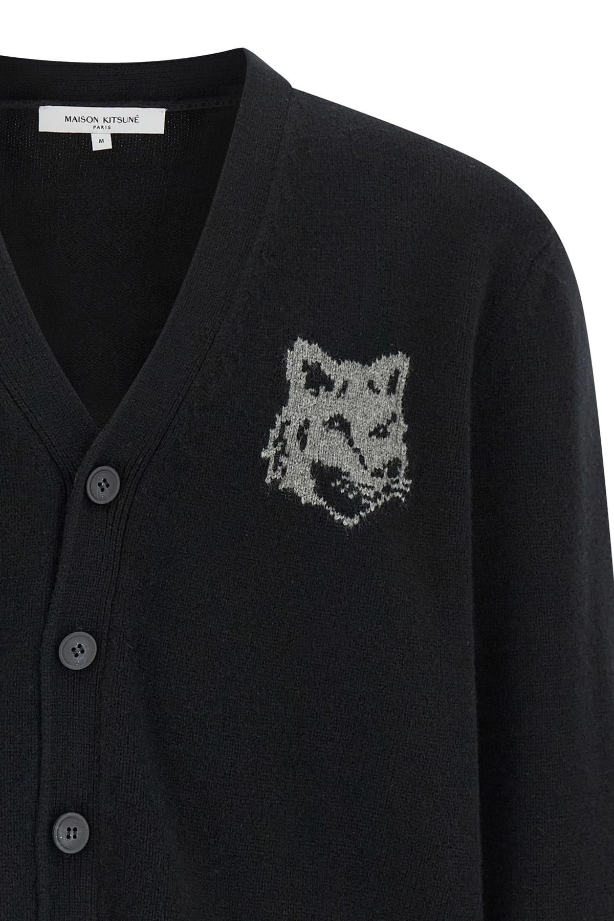Maison Kitsuné Maison Kitsuné Fox Head Cardigan