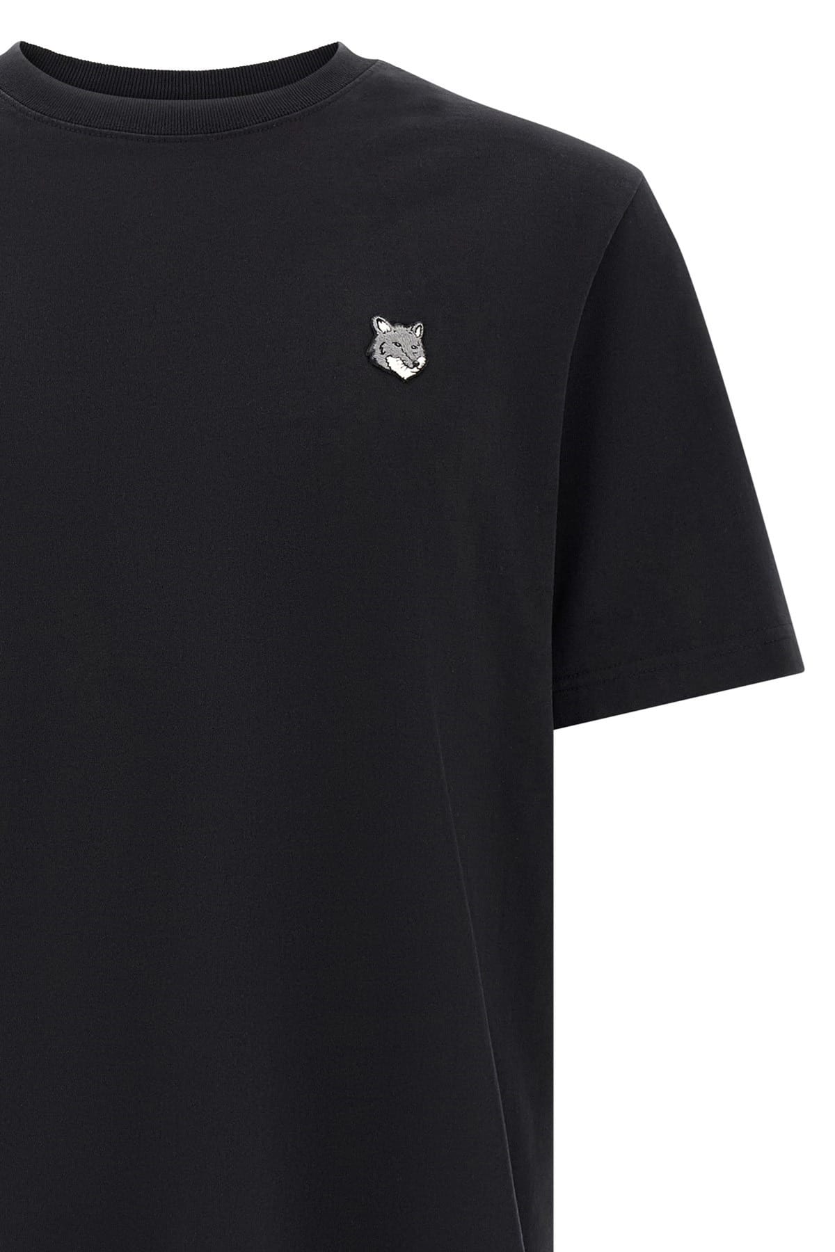 Camiseta cinza Fox Head da Maison Kitsuné