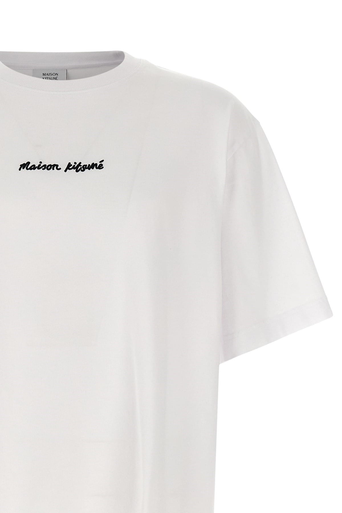 Maison Kitsuné Maison Kitsuné Logo Embroidery T-Shirt