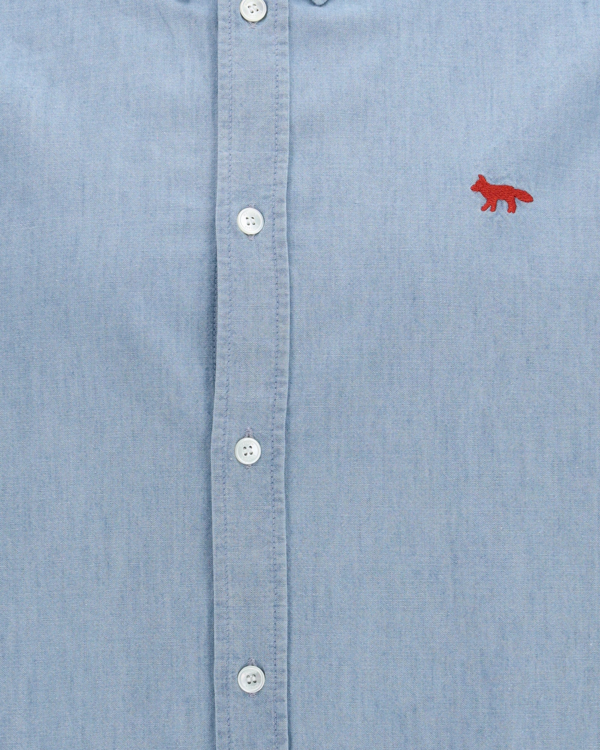 Maison Kitsuné Profile Fox Chambray Shirt | Sendegaro IT