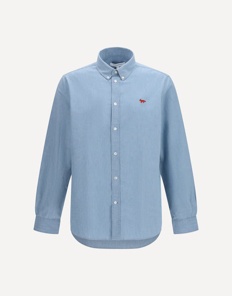 Maison Kitsuné Profile Fox Chambray Shirt | Sendegaro KR