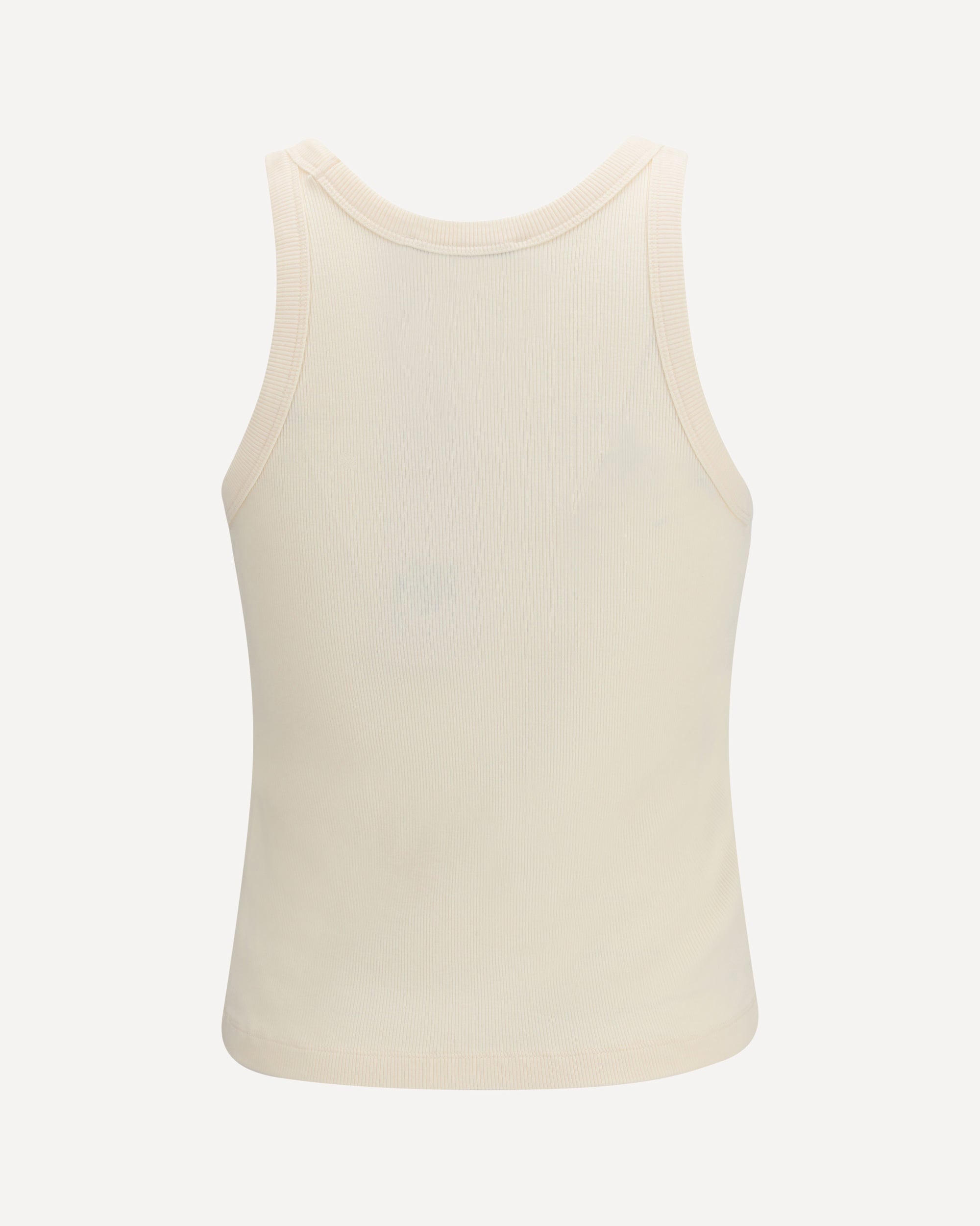 Maison Kitsuné Ribbed Cotton Logo Tank Top - alternate view