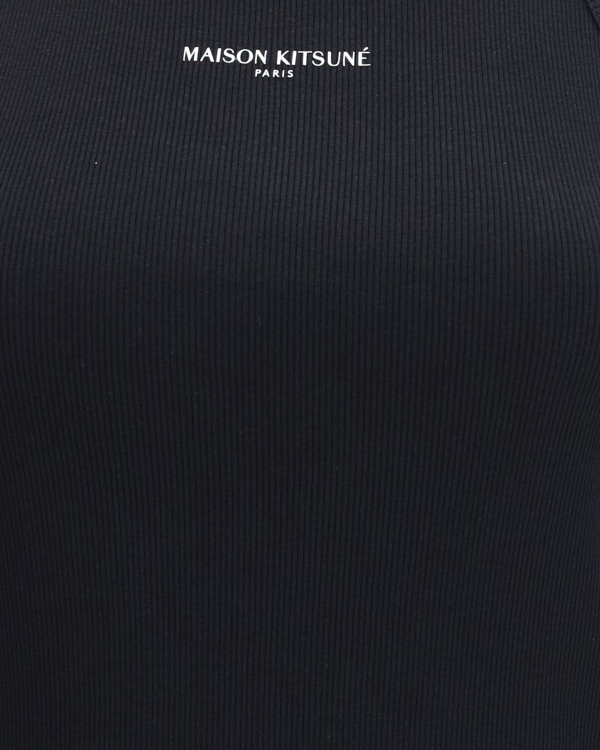 Maison Kitsuné Ribbed Cotton Tank Top