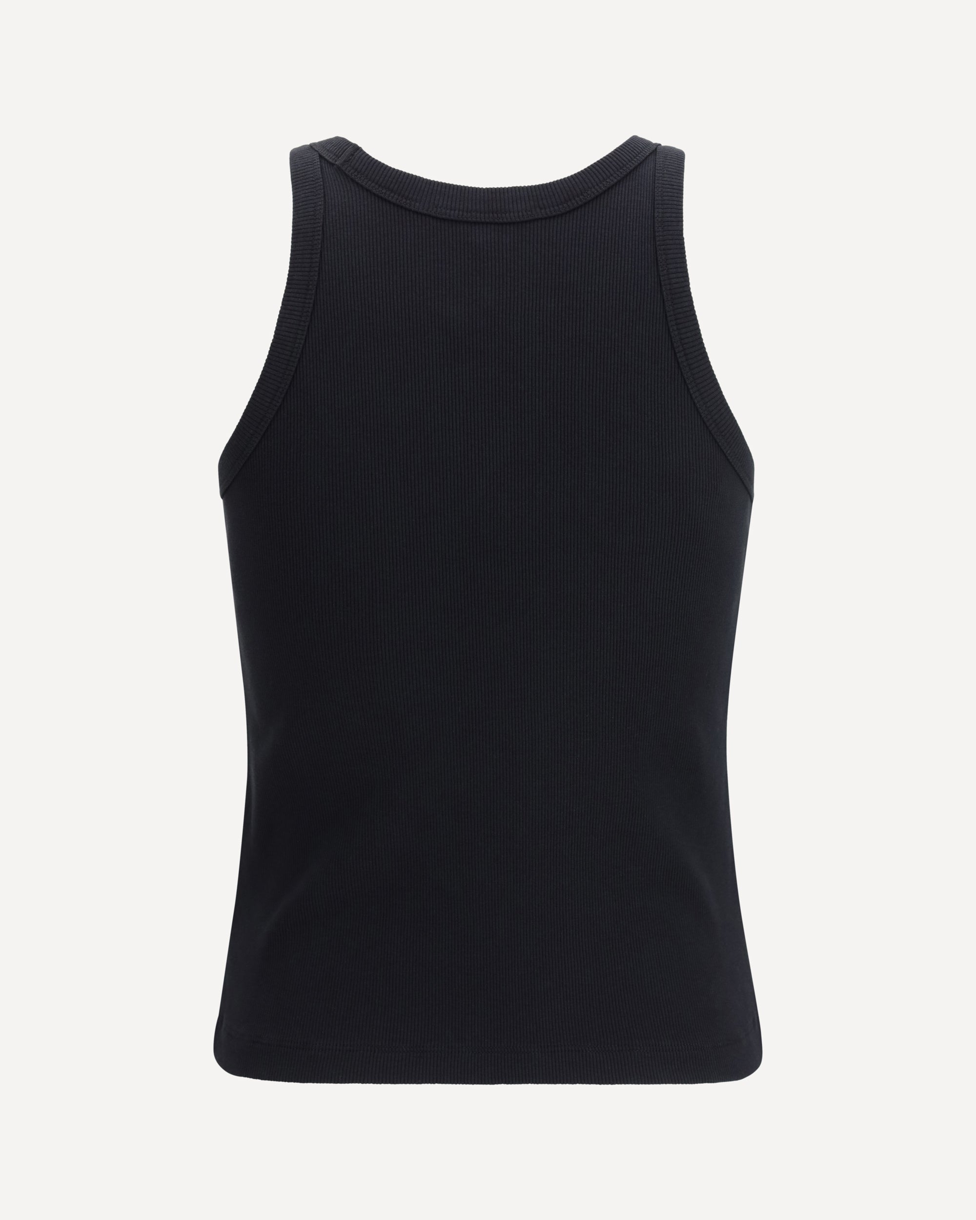 Maison Kitsuné Ribbed Cotton Tank Top