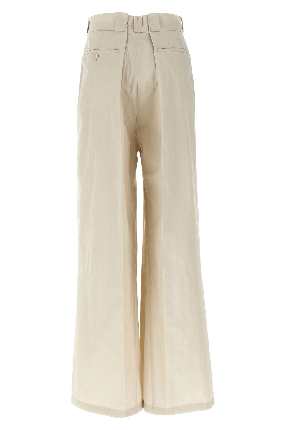 Maison Margiela Beige Wide-Leg Pants - alternate view